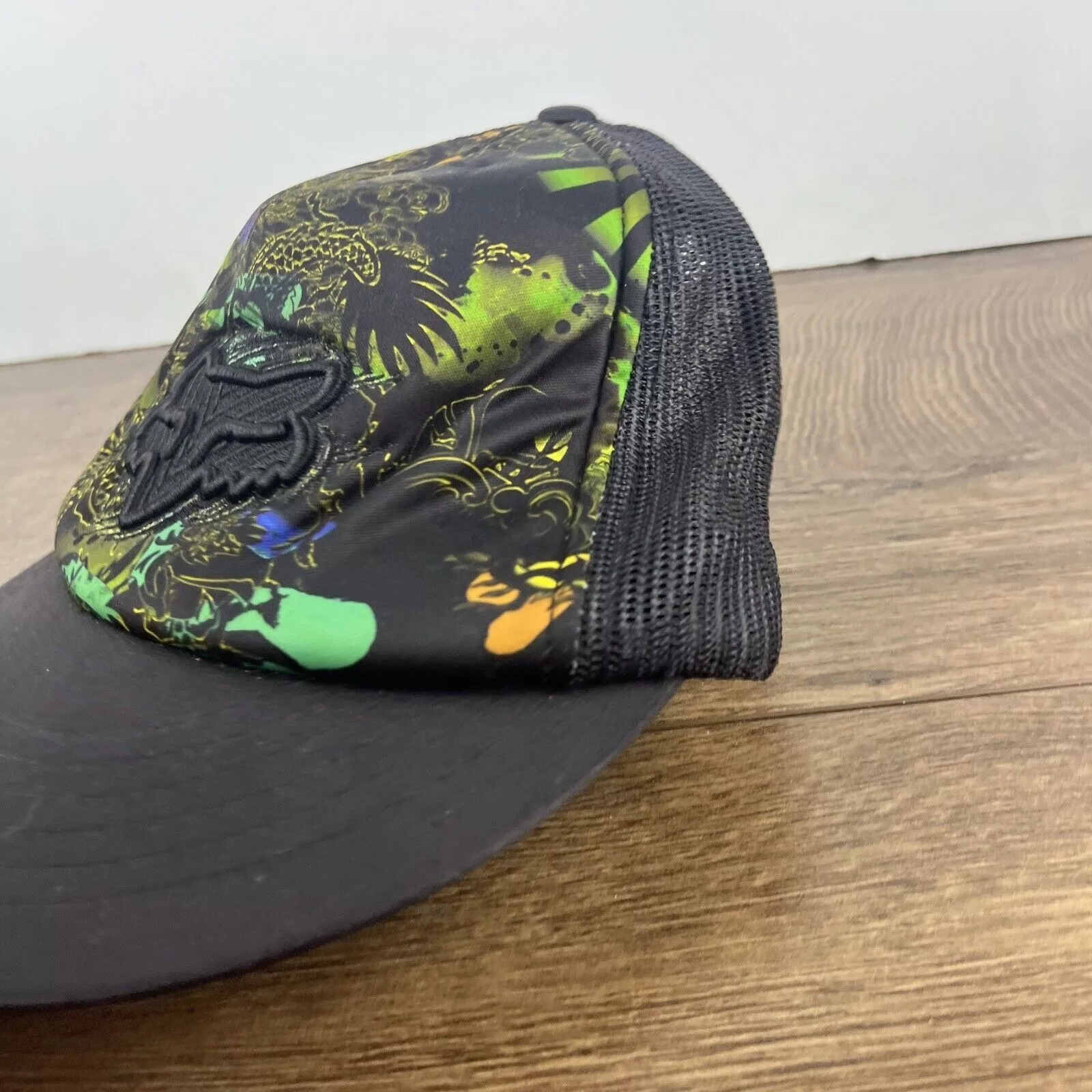 Fox Racing Hats Fox Racing Fox Snapback Hat Fox Black Hat Adjustable Adult Size Black H