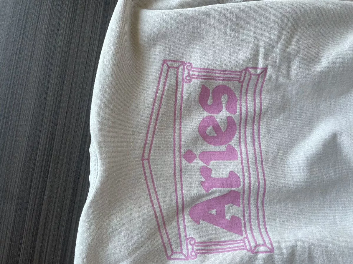 Aries Sweatshirts Hoodies Aries Column Sweatshirt Blue