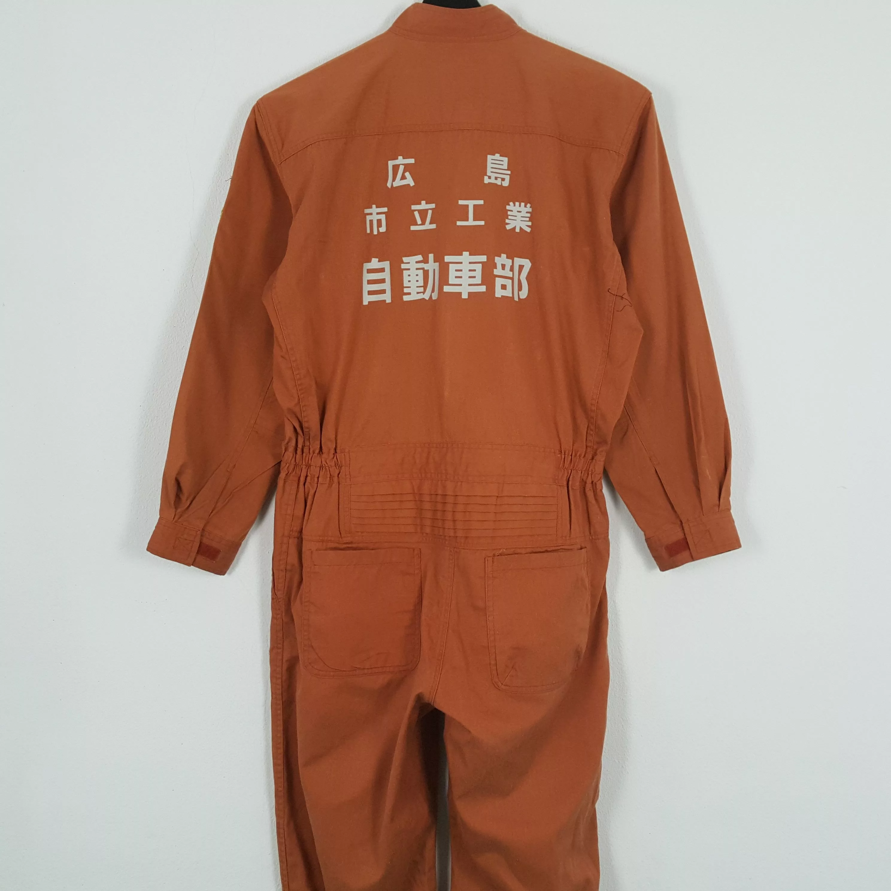 Nirvana Light Jackets Nirvana × Vintage NIRVANA MICHELIN Workwear Style Coverall Jacket Orange