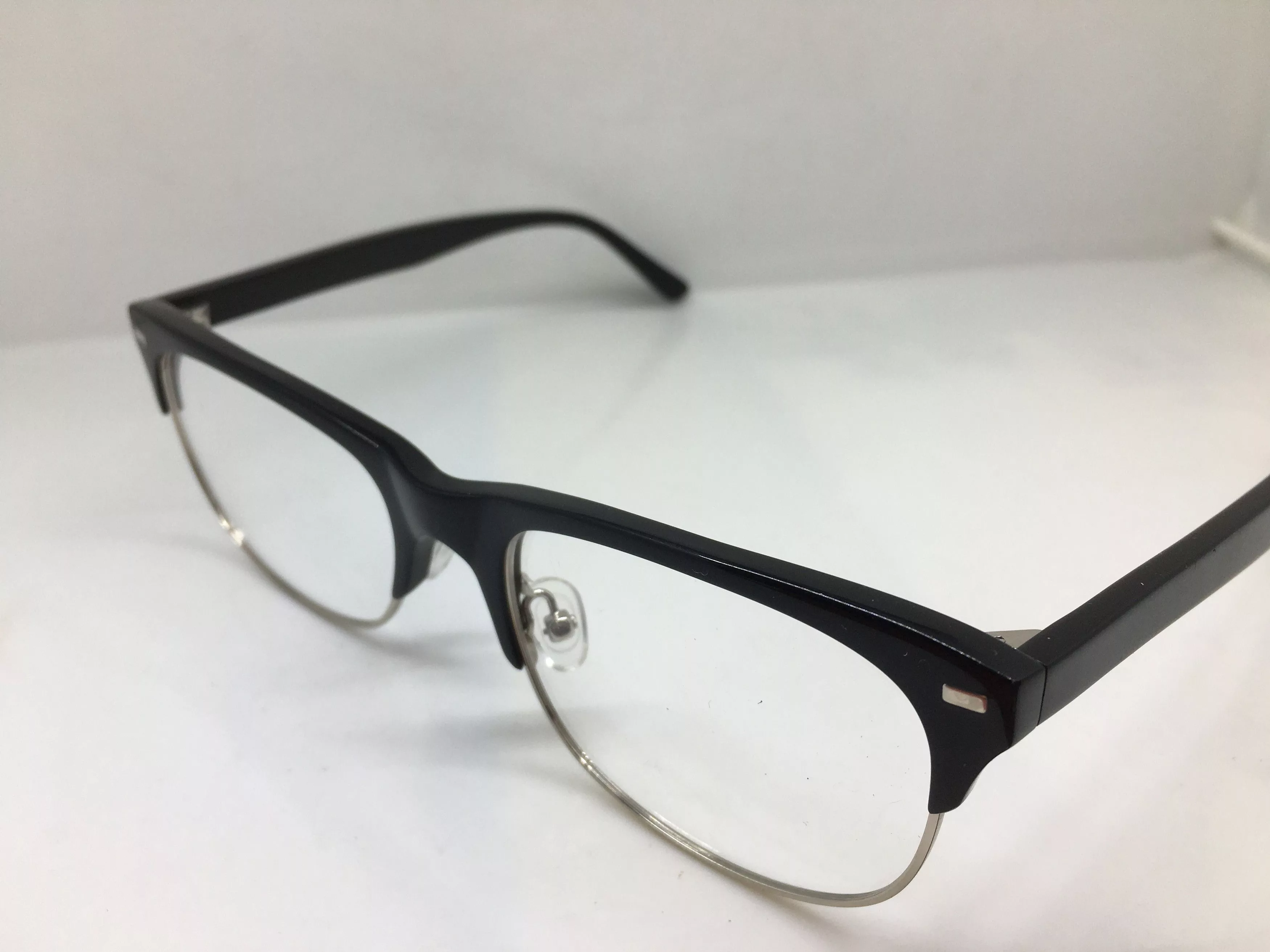 Other Glasses Other Mod Malcolm X Black Silver Eyeglasses Frame