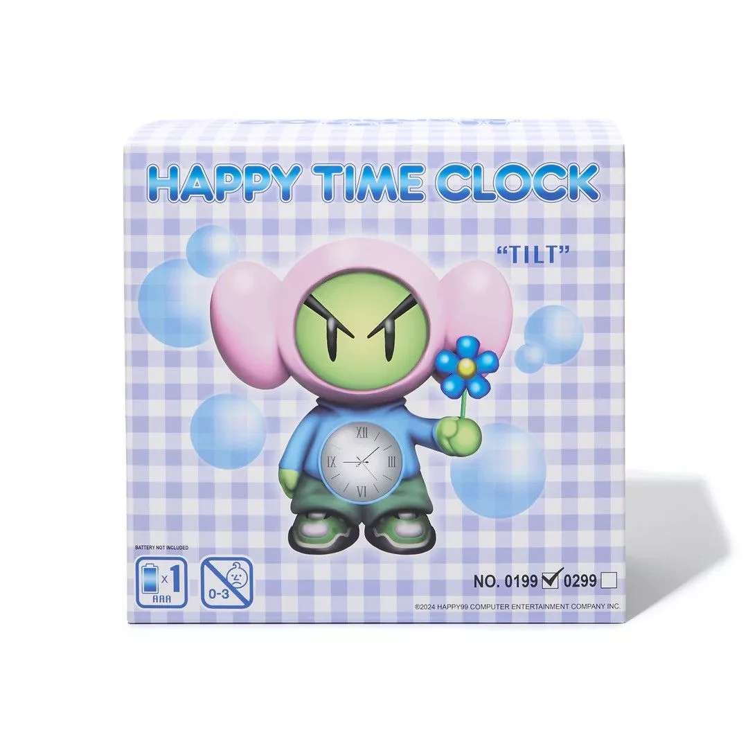 Happy99 Miscellaneous Happy99 HAPPYTIME VINYL FIGURE WITH WORKING CLOCK Multi