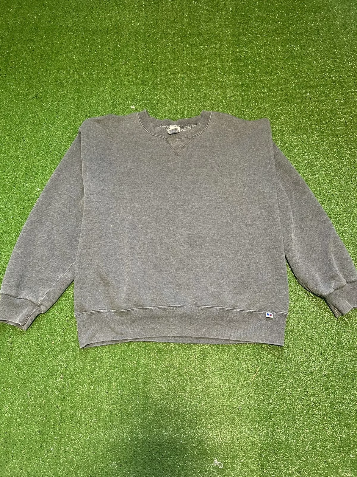Russell Athletic Sweatshirts Hoodies Russell Athletic × Vintage Vintage Russel sweatshirt Gray Streetwear