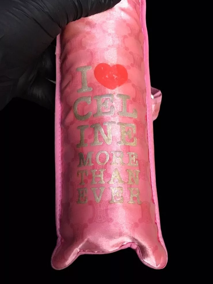 Celine Miscellaneous Celine × Designer Celine Single Person Umbrella Pink