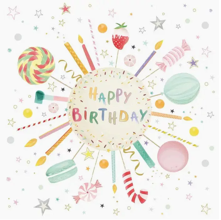 Beverage Napkin Turnowsky Birthday 20 ct
