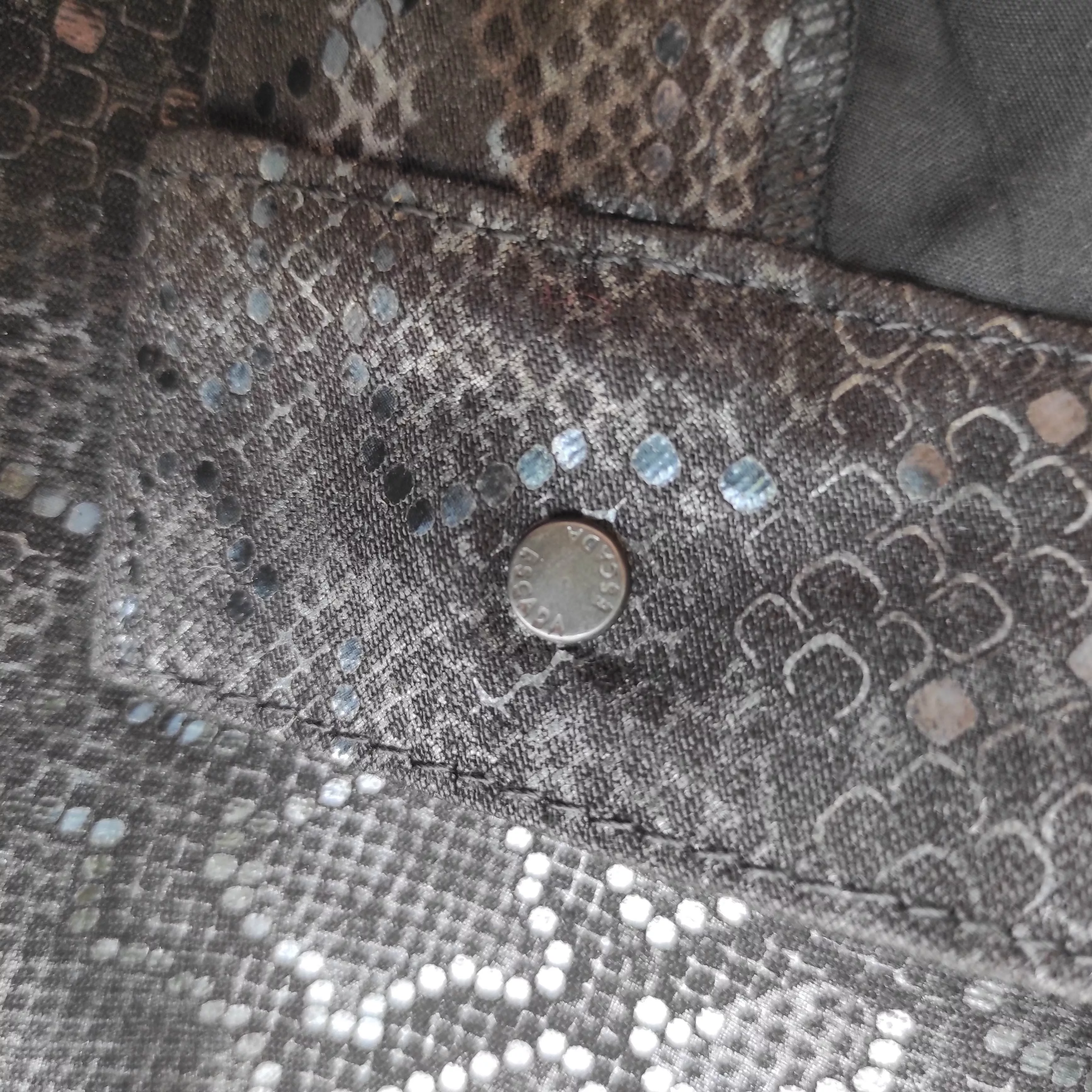 Designer Pants Designer × Escada Escada Python Pants Black Snake Print Sexy Designer