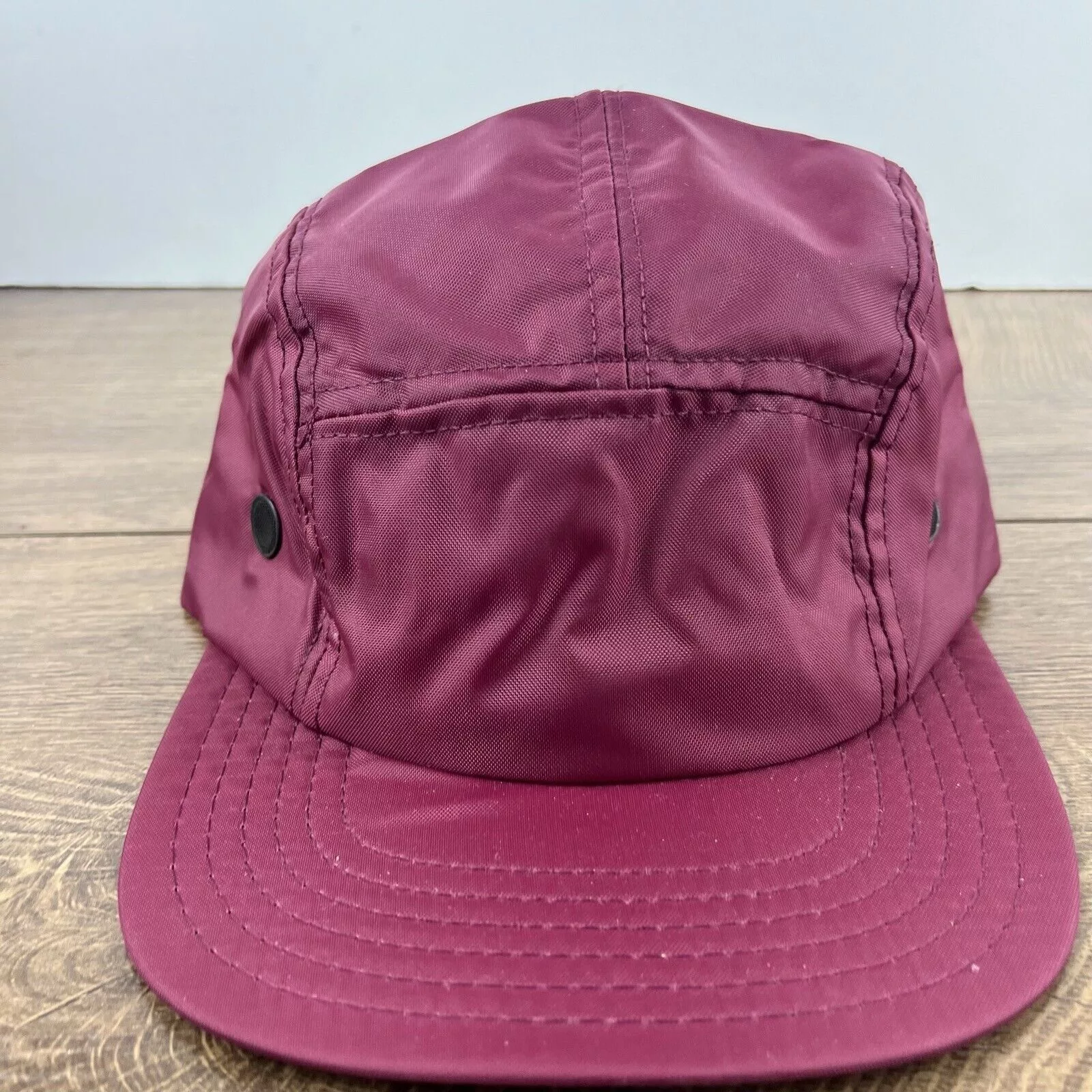 Other Hats Other Maroon Red Running Hat Athletic Cap Red Adjustable Hat Red A