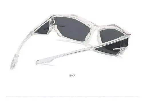 Electric Visual Sunglasses Electric Visual Transparent Frame Irregular Design Sun Glasses Unisex Multi Vintage