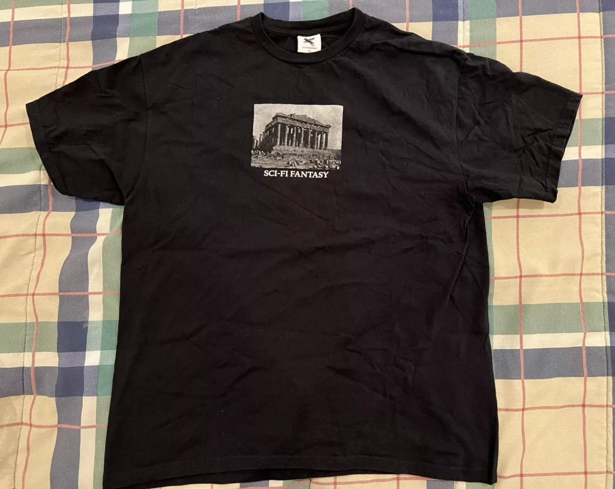 Sci-Fi Fantasy Short Sleeve T Shirts Sci-Fi Fantasy Pantheon Tee Black