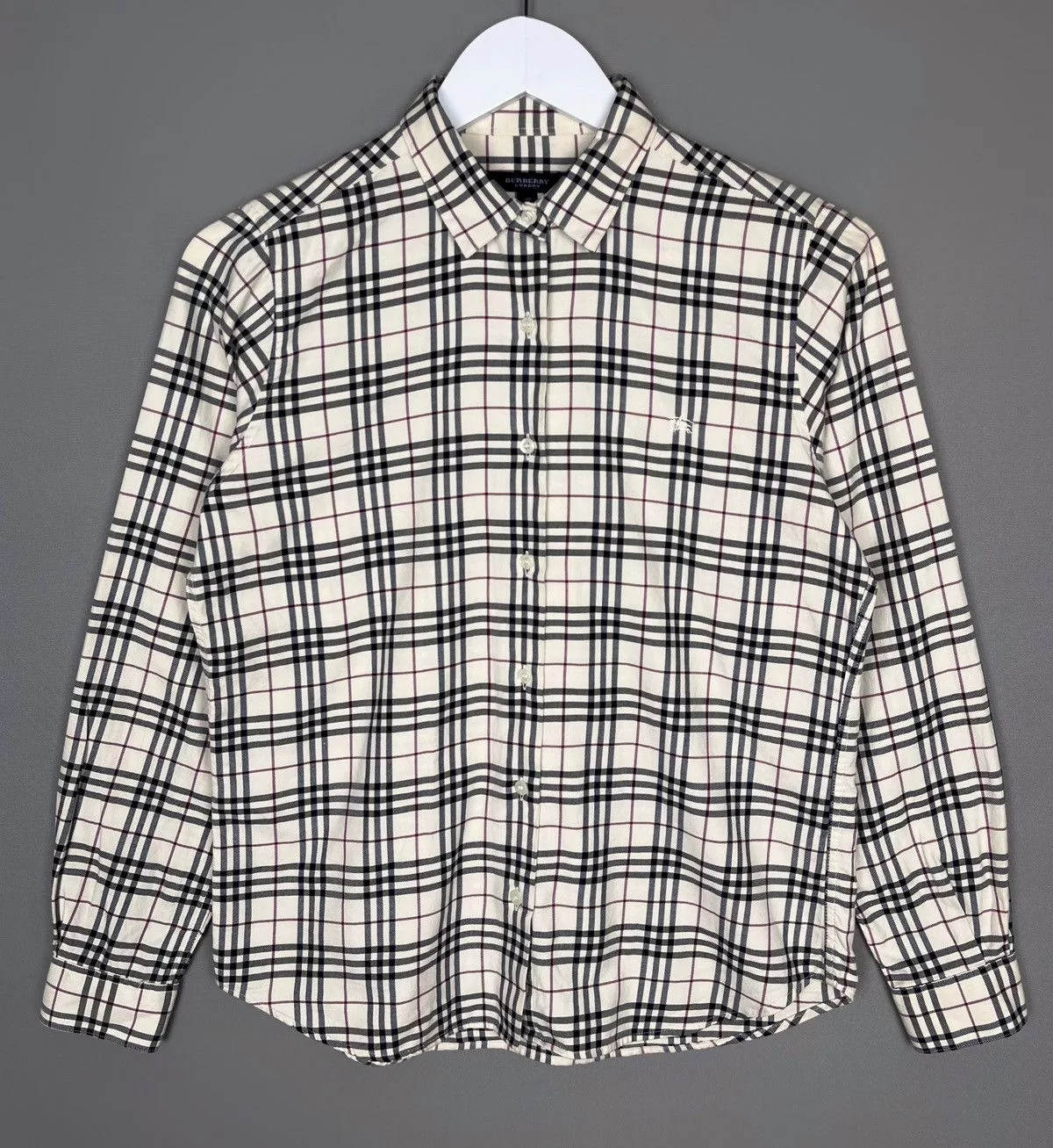 Burberry Button Ups Burberry × Designer BURBERRY Y2K Nova Check Shirt Beige Luxury