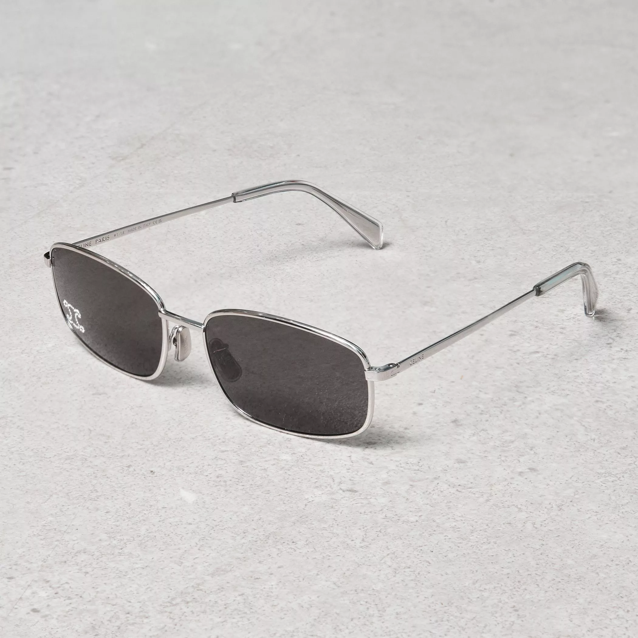 Celine Sunglasses CELINE CL40285U 16A Sunglasses SILVER
