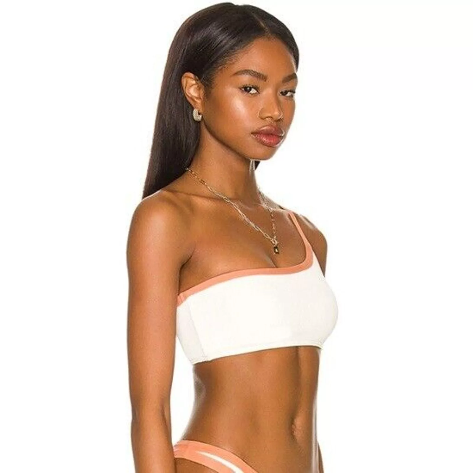 Other Miscellaneous Other NWT L*SPACE Ribbed Axel Bikini Top Bralette Women's Size XS White