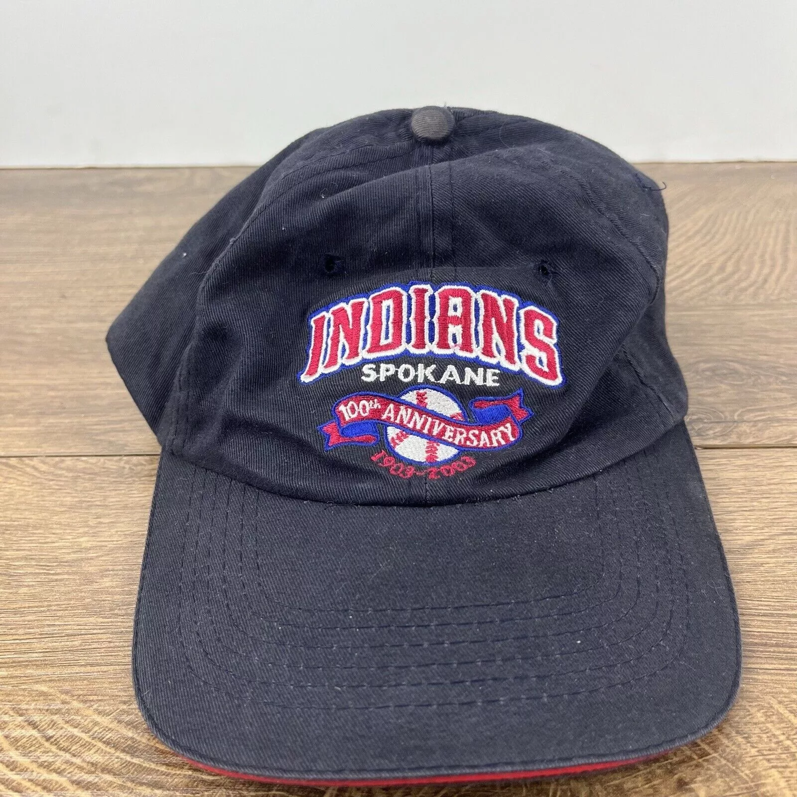 Other Hats Other Spokane Indians Hat Spokane Indians Blue Hat Adjustable Blue