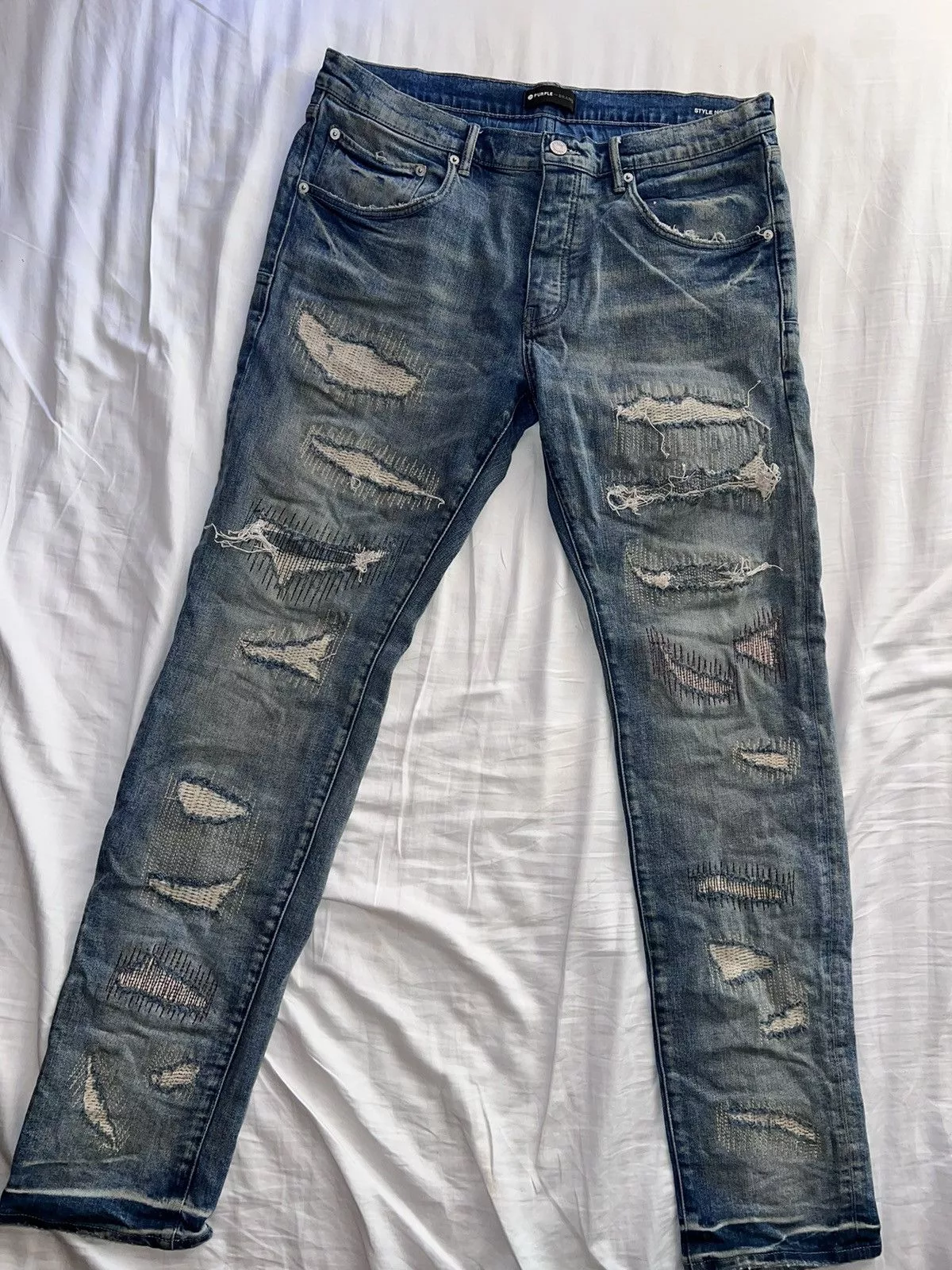 Purple Denim Purple Blue