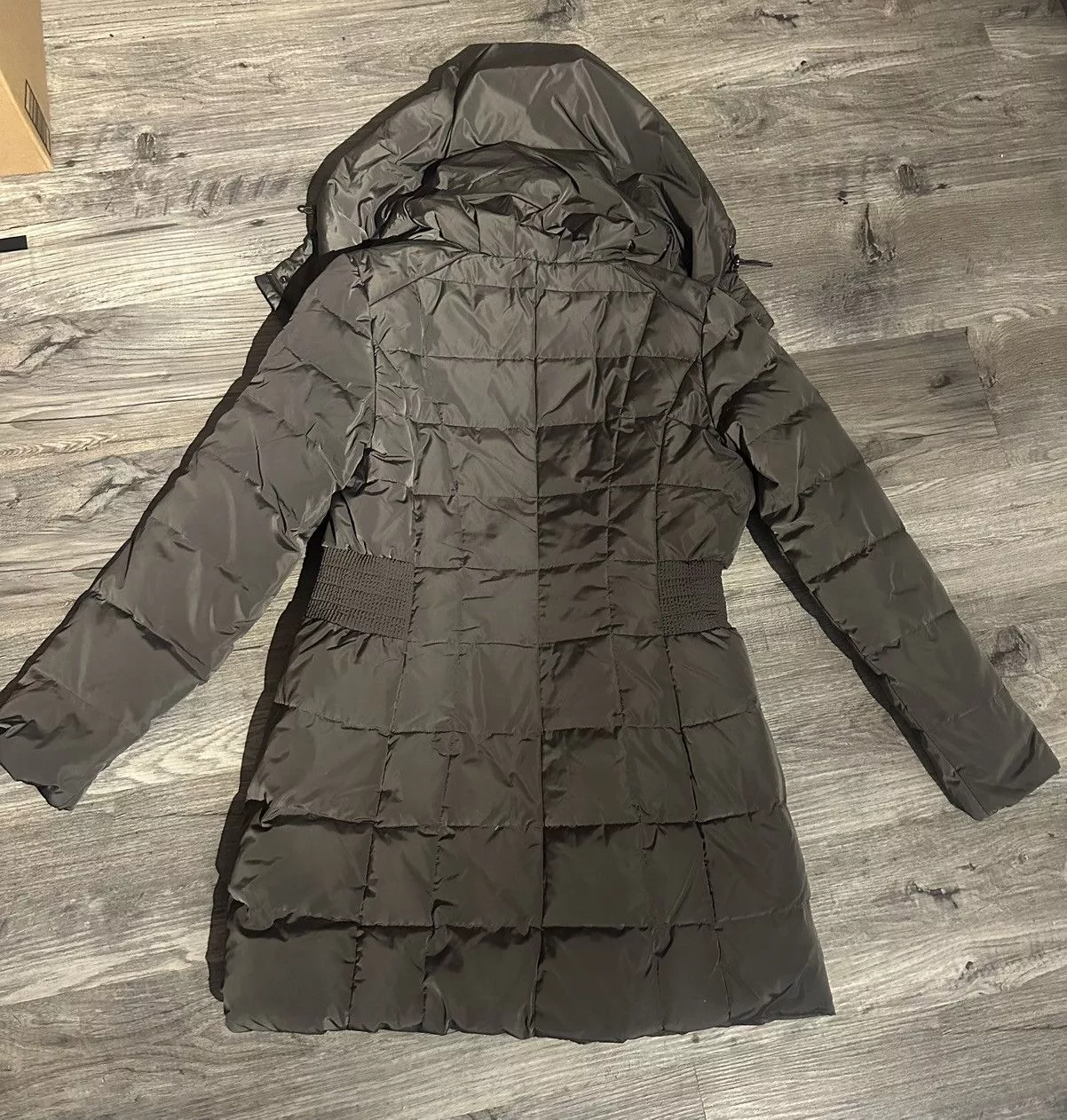 Cole Haan Down Jackets Cole Haan Down Fitted Long Winter Jacket Gray