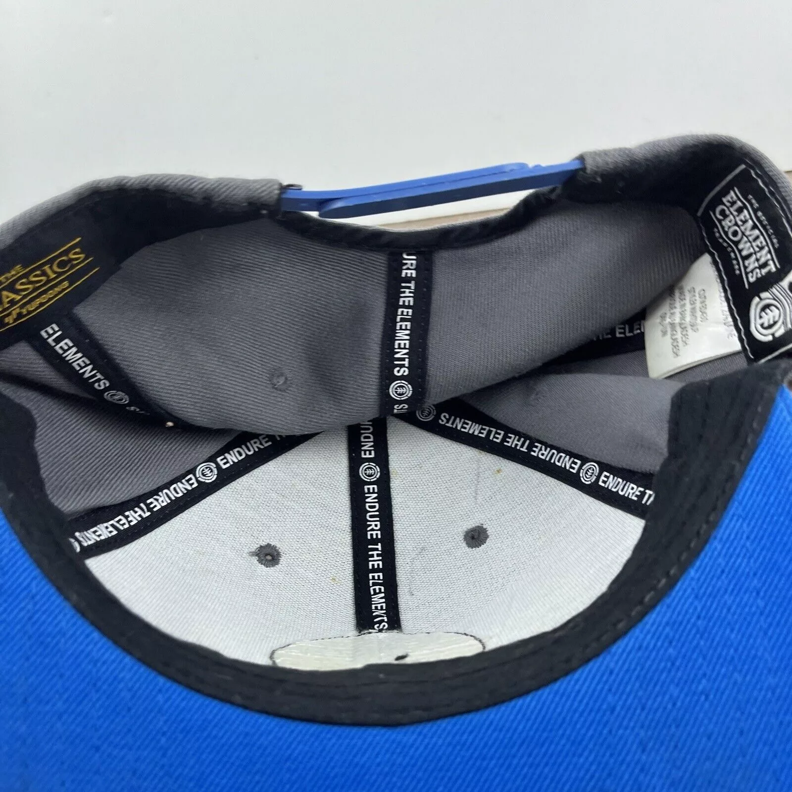 Other Hats Other Element Field Tested Hat Element Gray Snapback Hat Adjustabl