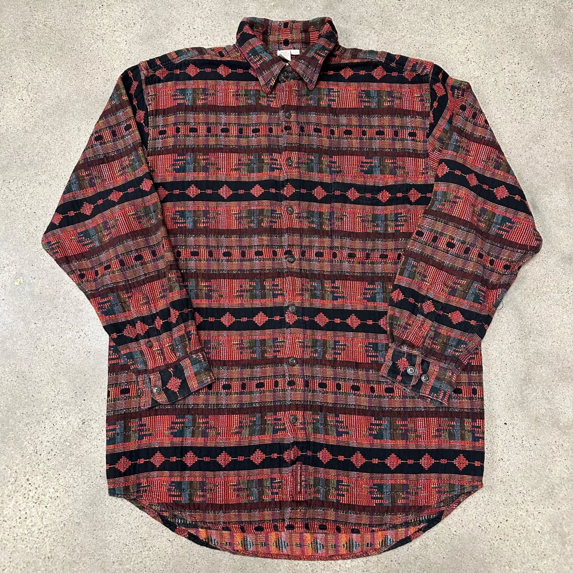 Vintage Shirts Button Ups Vintage The Territory Ahead Unique Flannel Button Up Shirt Red
