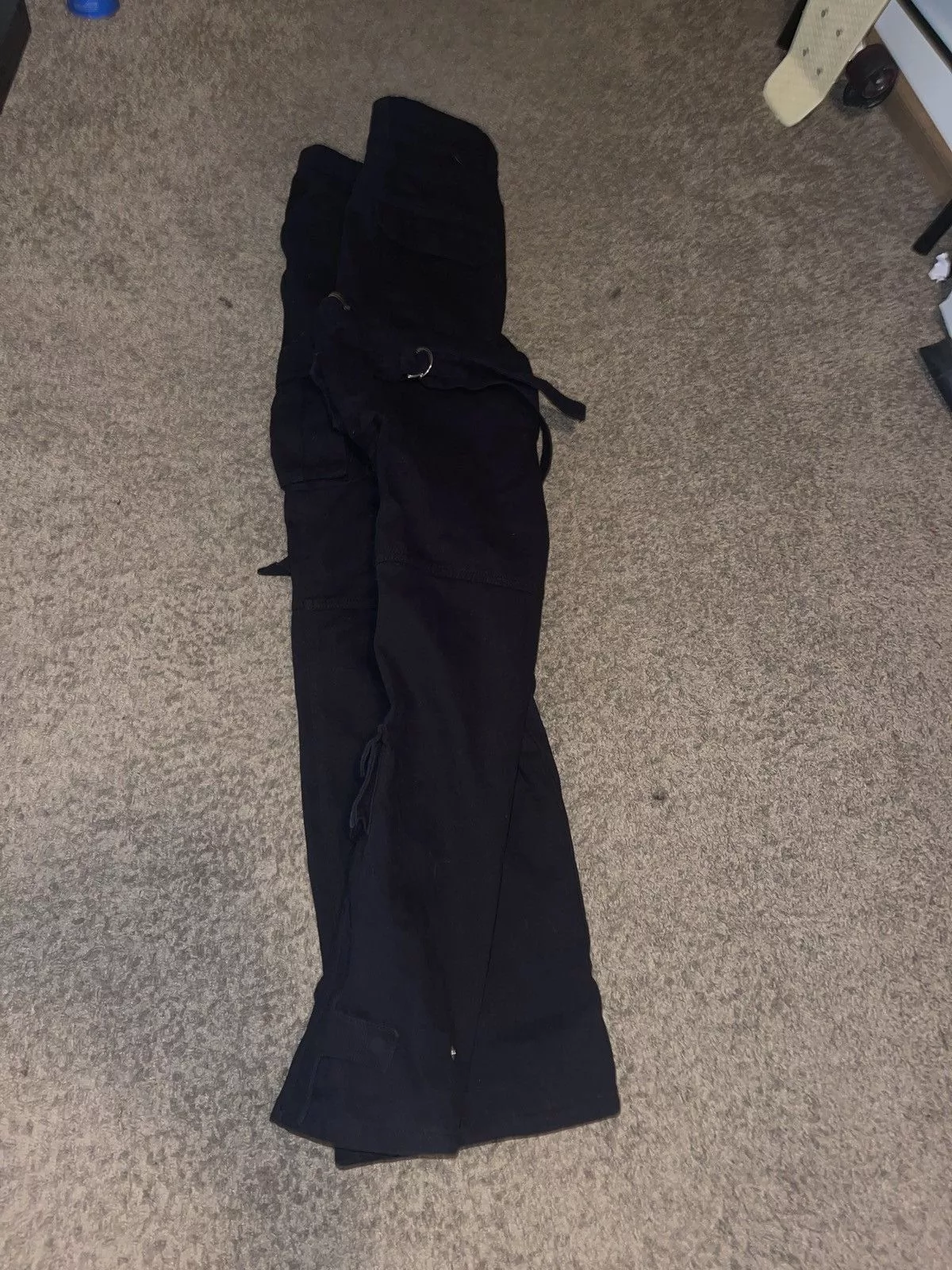 Designer Casual Pants Designer Cargo pant Black
