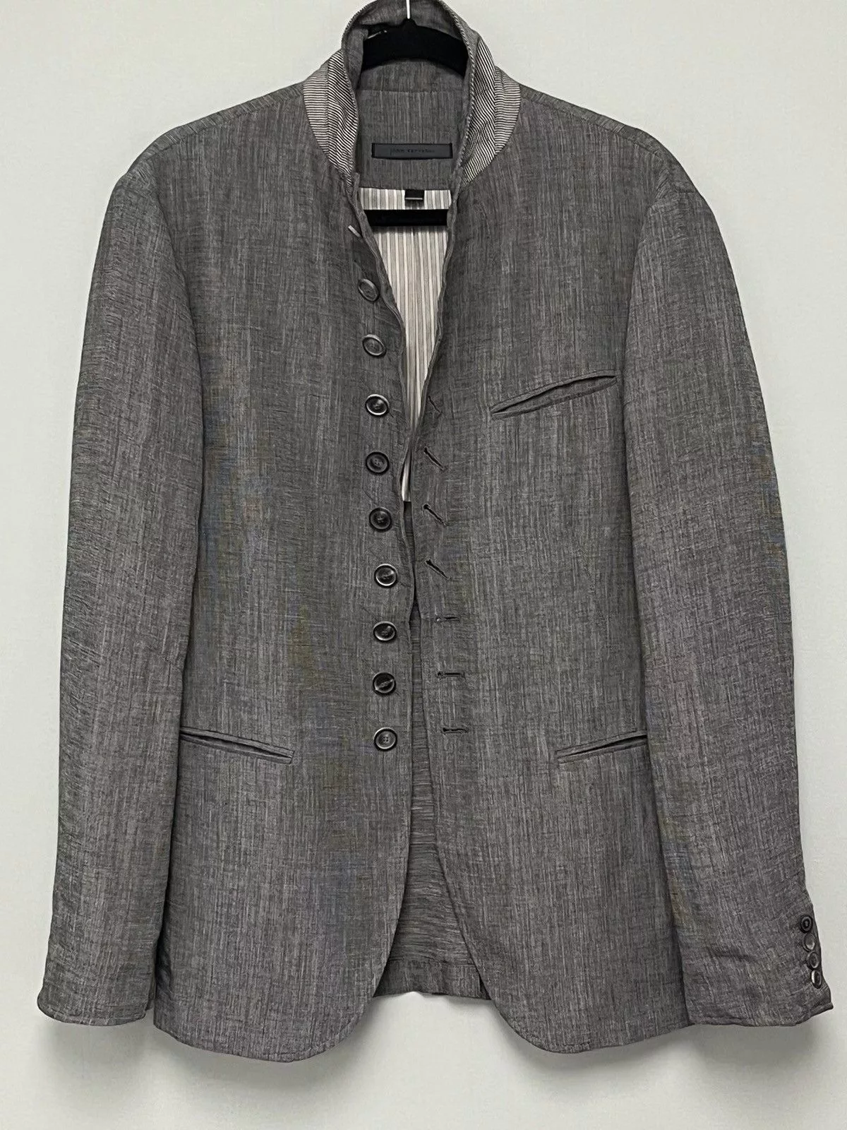 John Varvatos Light Jackets John Varvatos Multibutton jacket 50 Gray