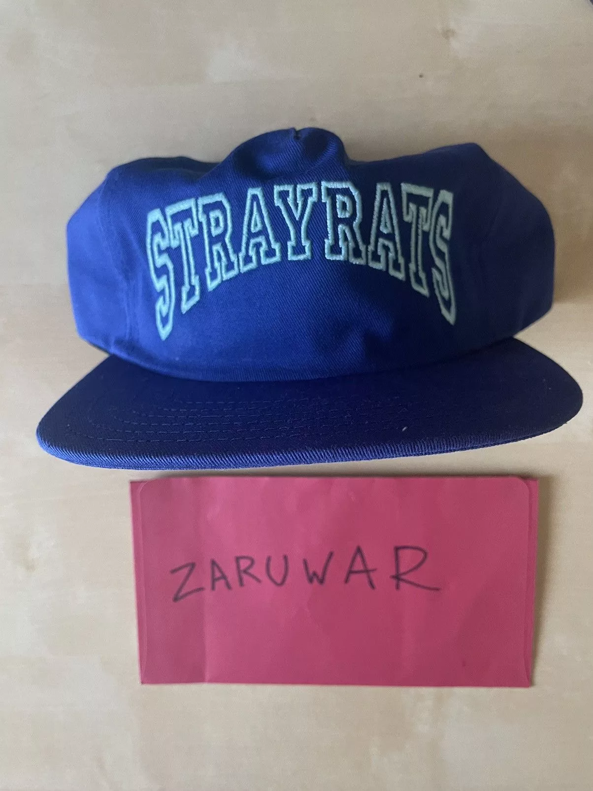 Stray Rats Hats Stray Rats × Vintage Stray Rats Blue Arch SnapBack Streetwear