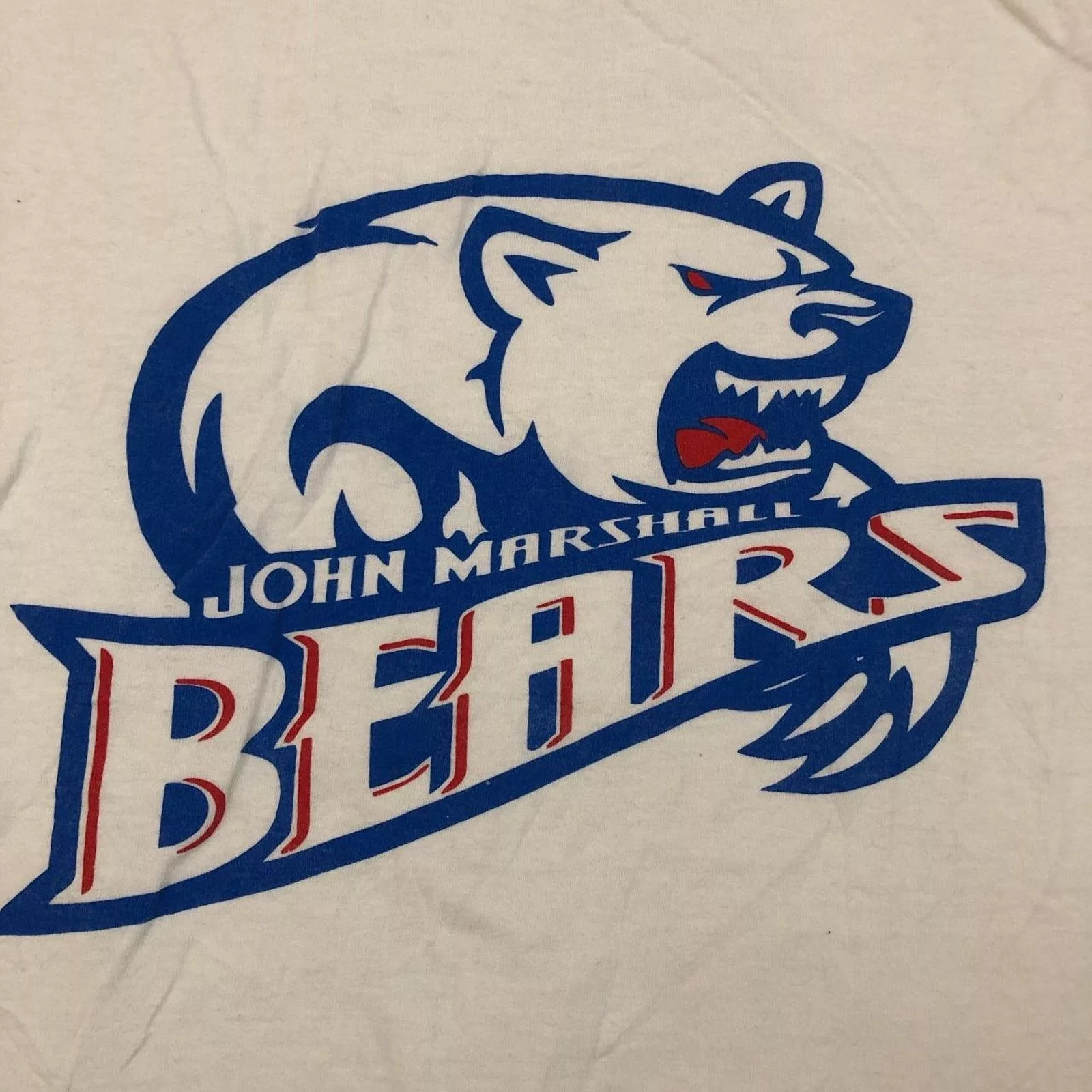 Other Short Sleeve T Shirts Other Men’s White ‘John Marshall Bears’ Graphic tee