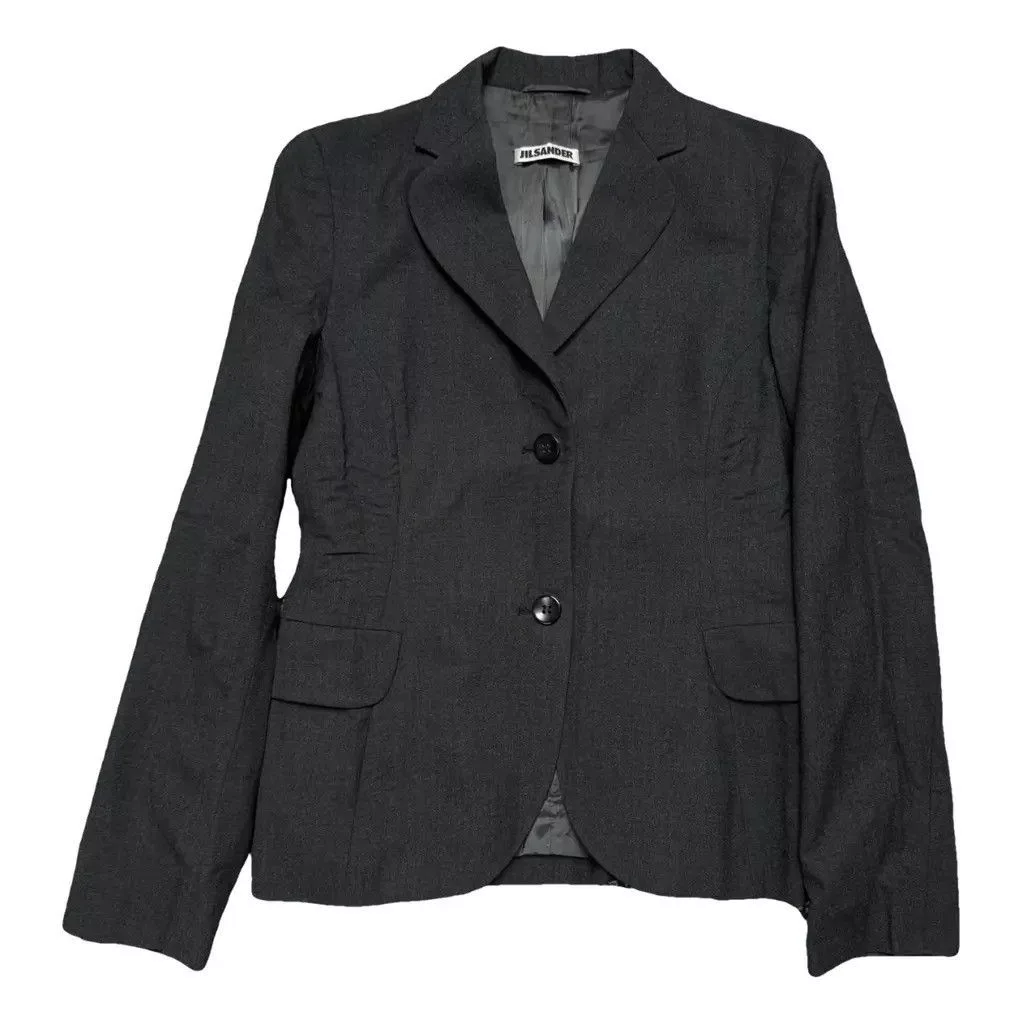 Jil Sander Coats Jil Sander Suit Jacket Grey Size 36 Gray