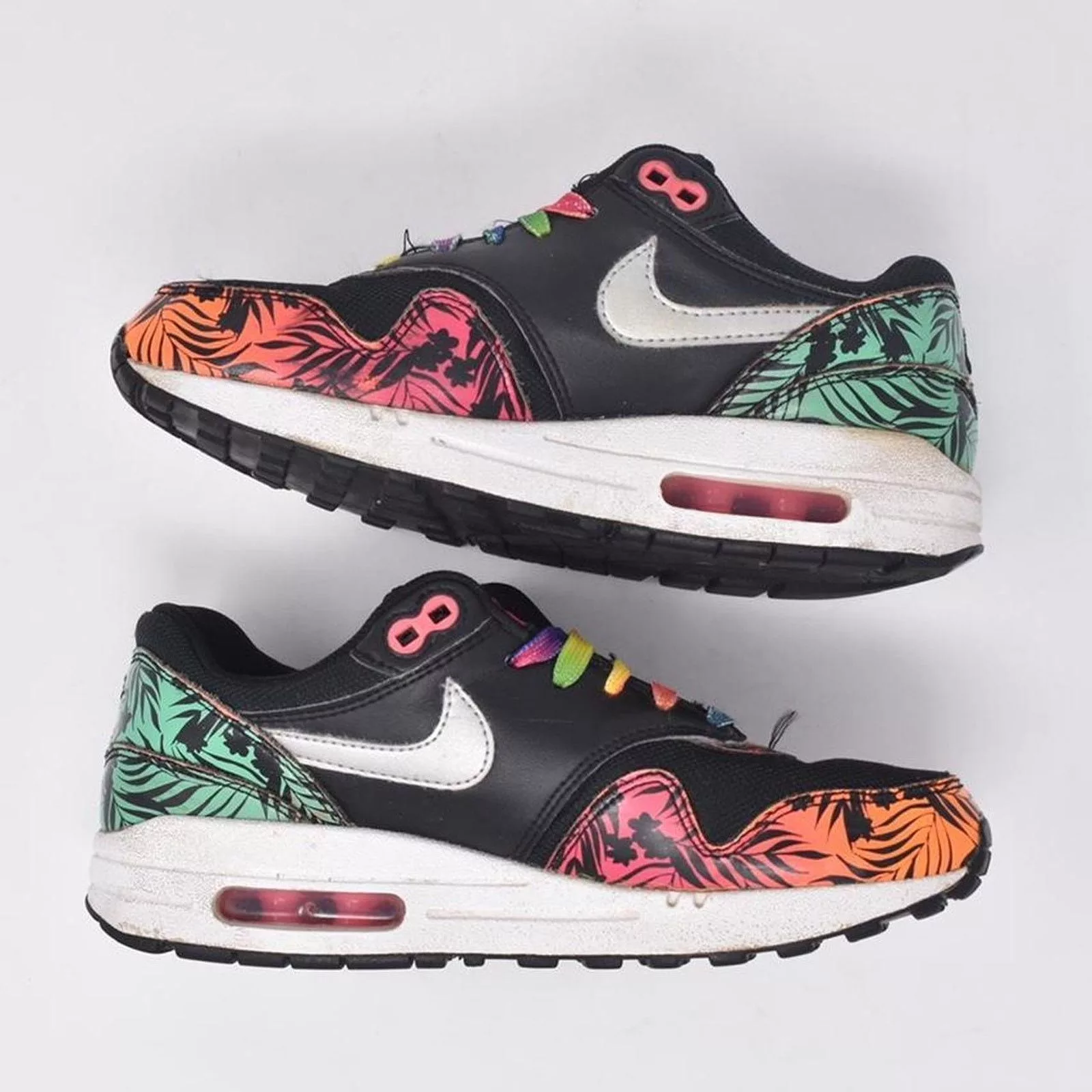 Nike Low Top Sneakers Nike Air Max 1 Tropical Rainbow Black