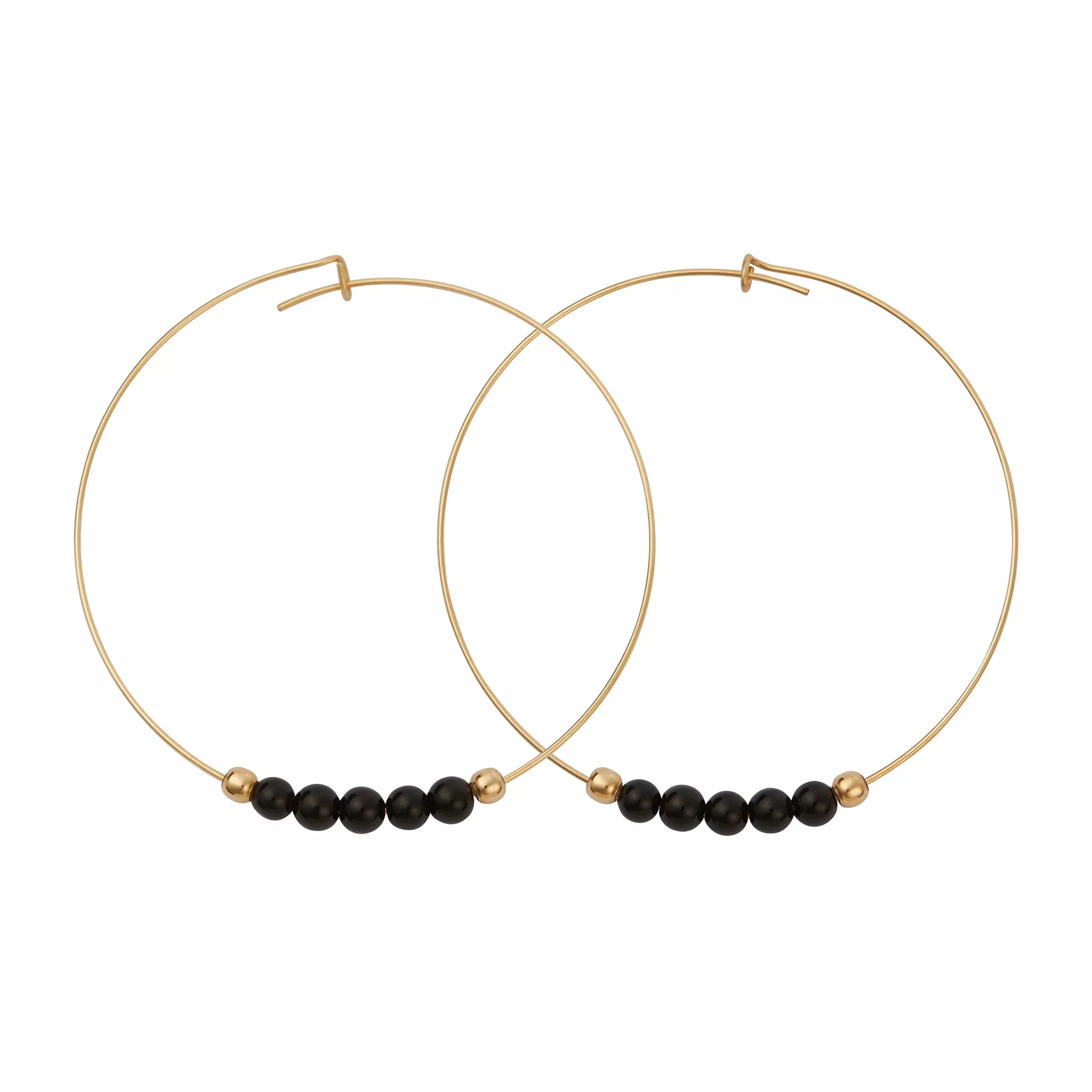 Multi Gemstone Hoops