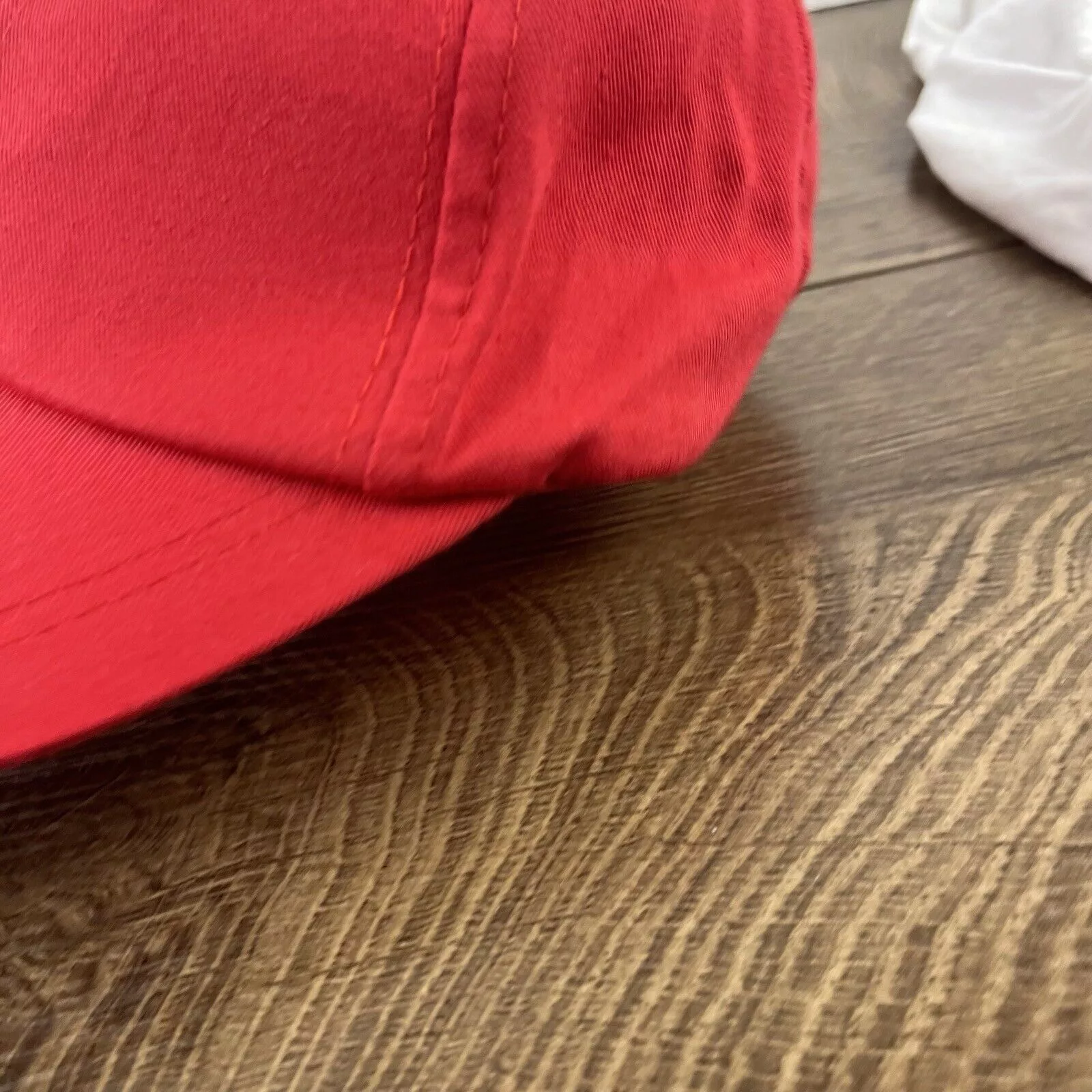 Other Hats Other Plain Red Hat Baseball Hat Red Adjustable Hat Red Adult Size