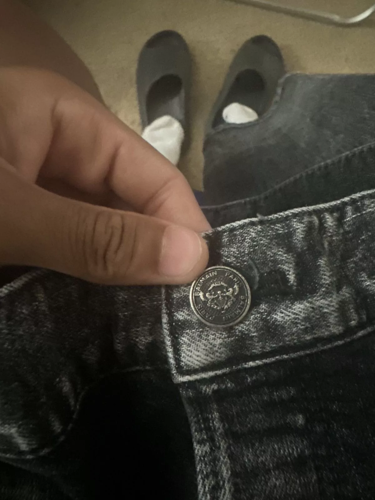 Balmain Denim Balmain Balmail Jeans Blue
