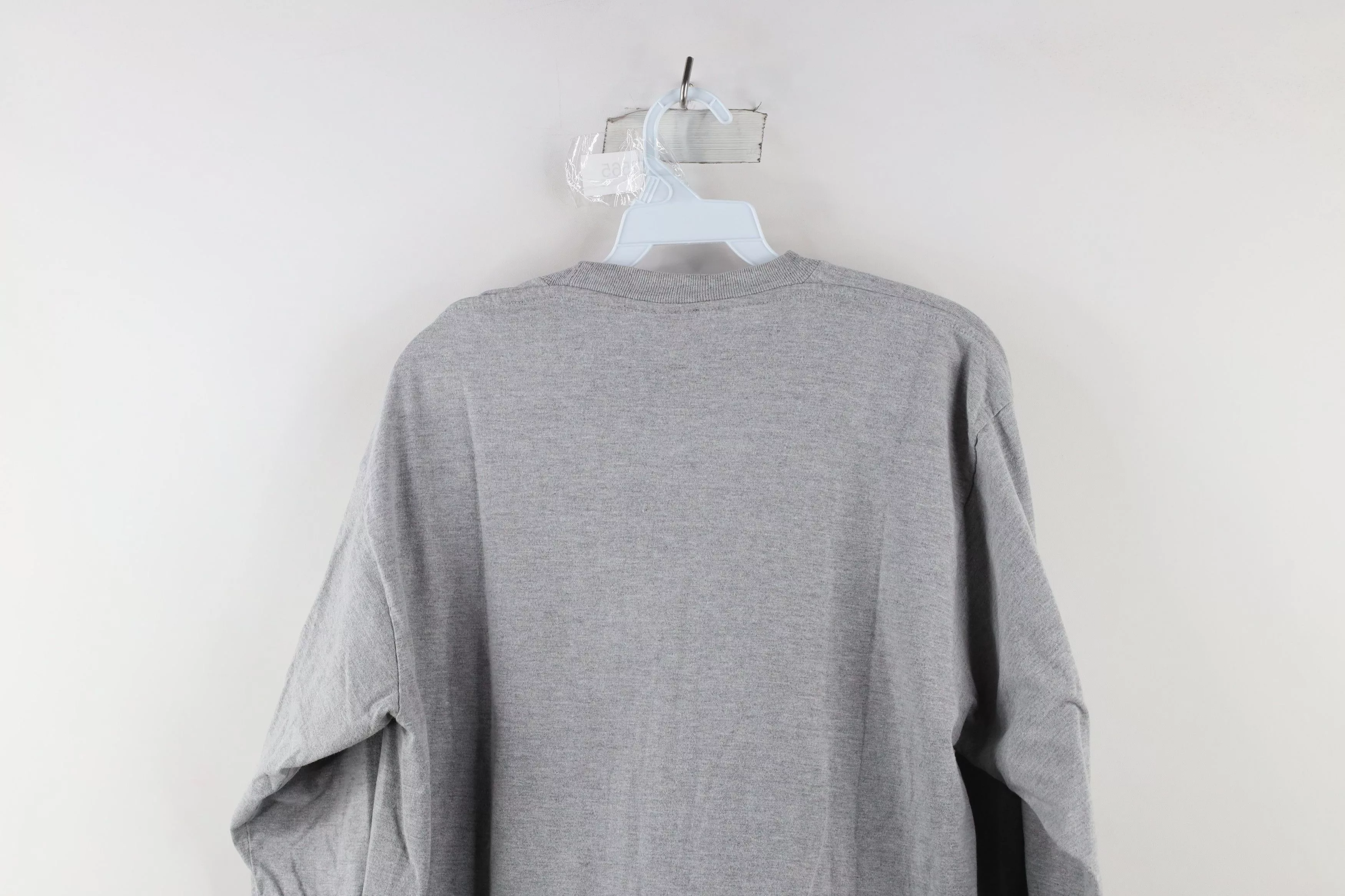 Vintage Long Sleeve T Shirts Vintage 90s Out Ohio State University Long Sleeve T-Shirt Gray