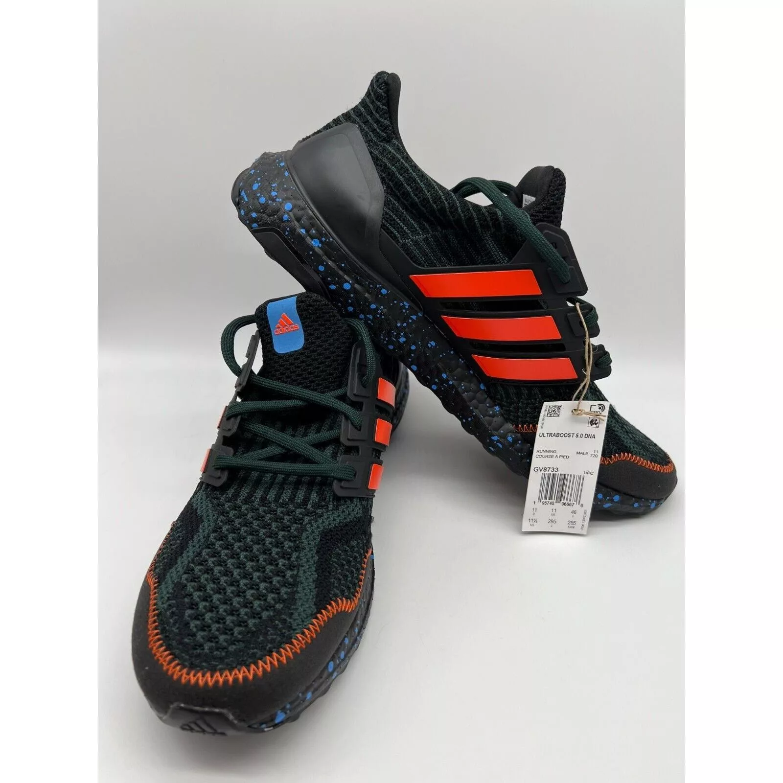 Adidas Low Top Sneakers Adidas Ultraboost 5.0 DNA Black Running Shoes Men Size 11.5