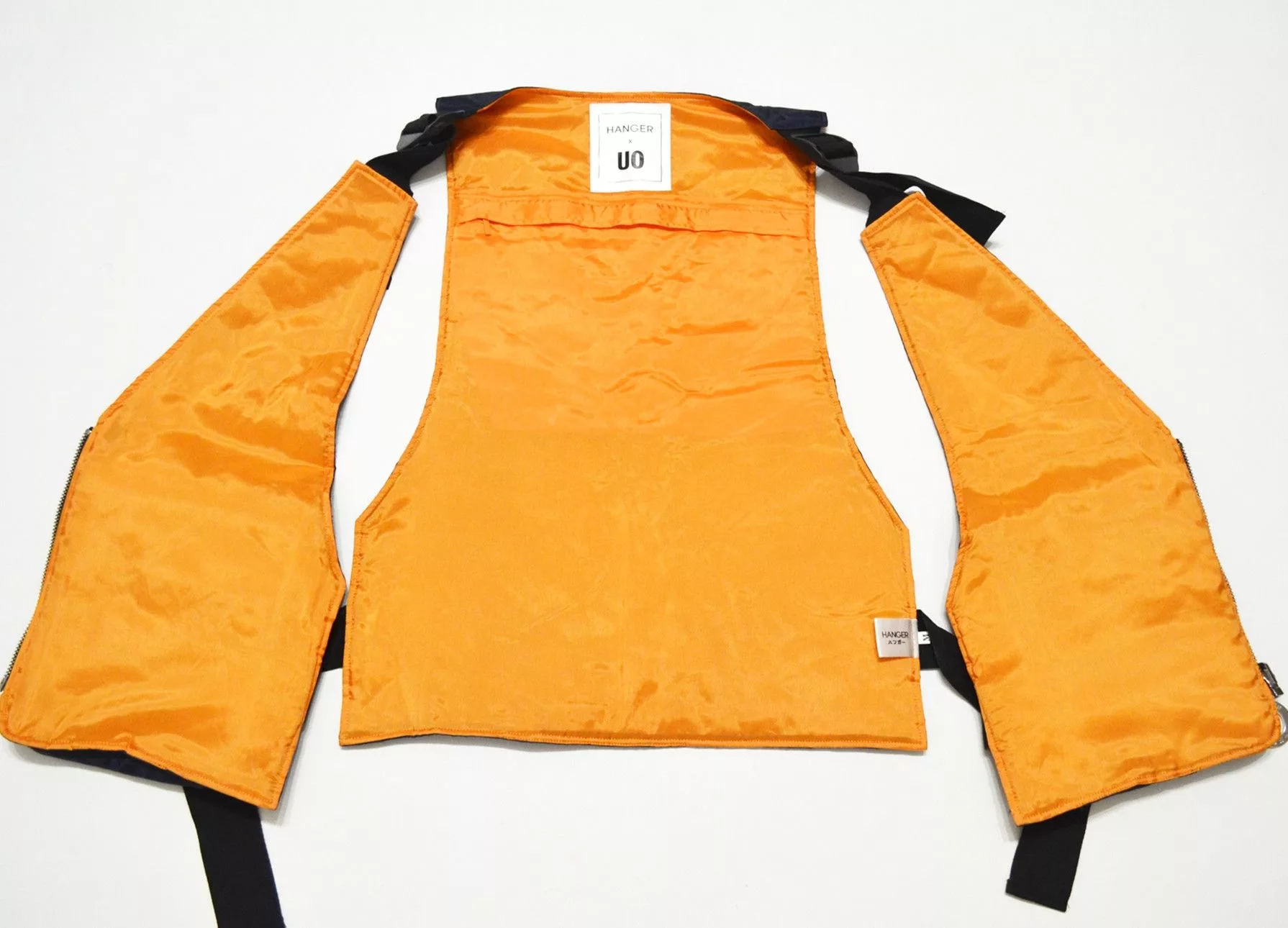 Other Vests Other HANGER UO Exclusive Navy Quilted Ripstop Gilet Blue Streetwear