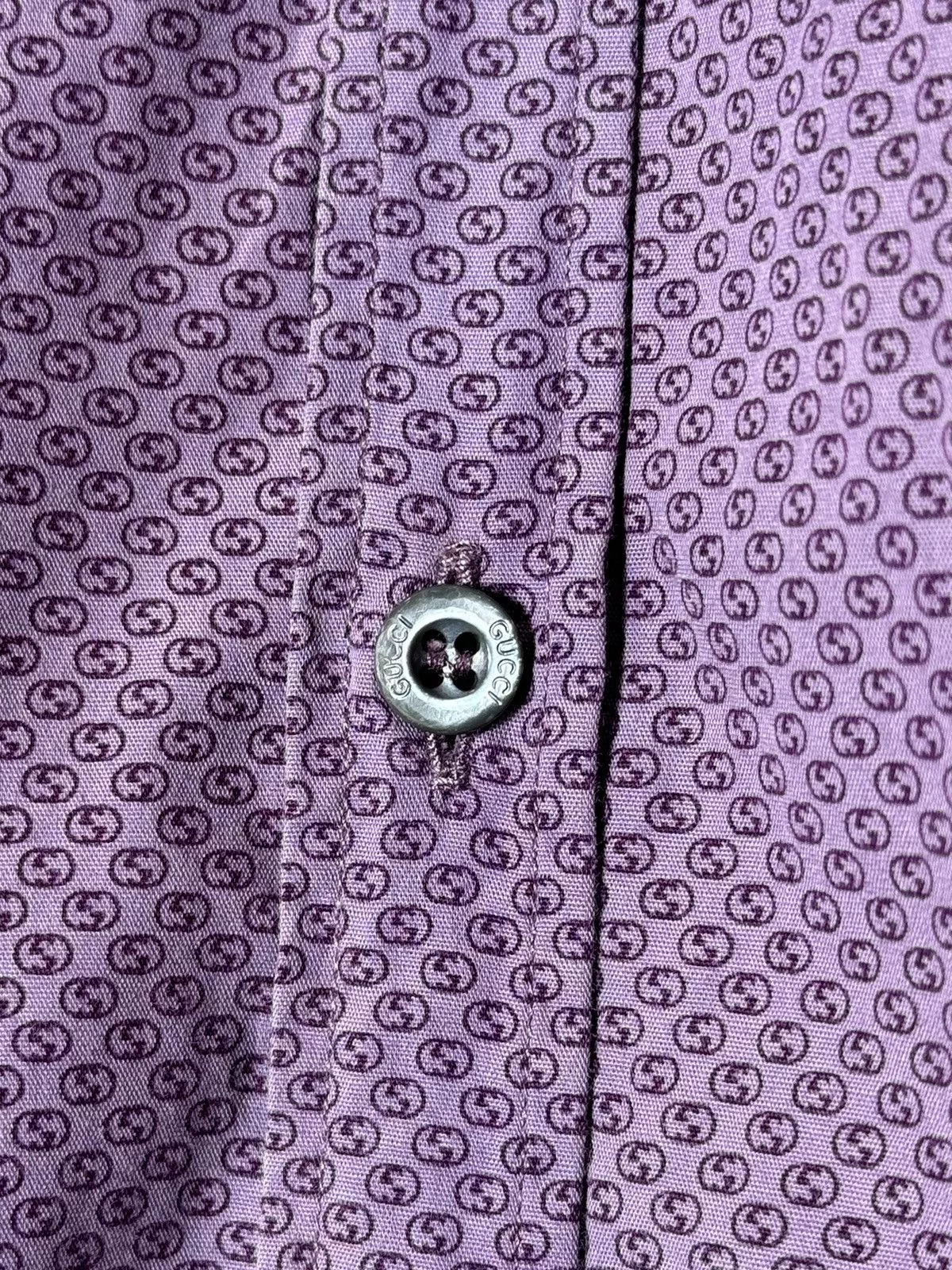 Gucci Polos Gucci | Tomford | Monogram BottonUp Purple