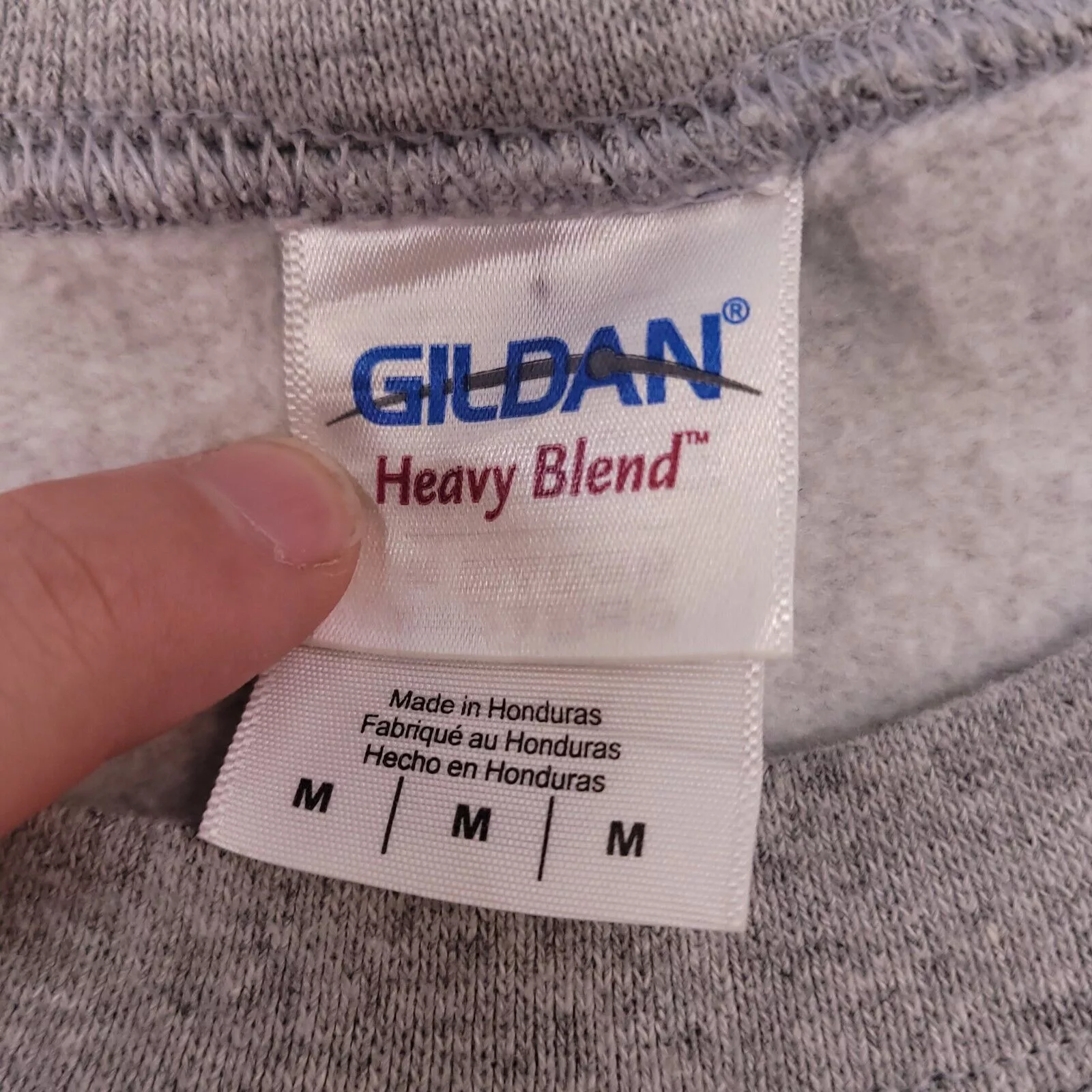 Gildan Sweatshirts Annie Gildan Casual Cotton Pullover Sweatshirt Womens Size M Gray