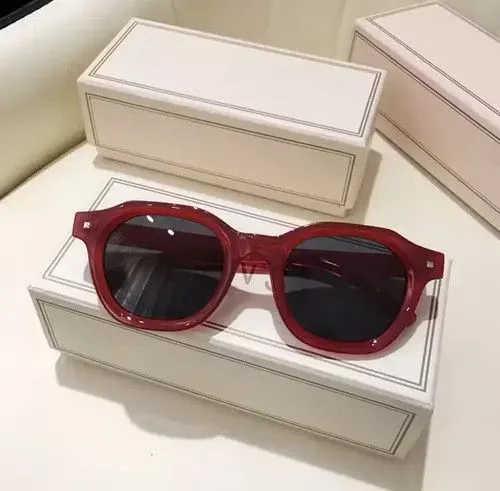 Vintage Sunglasses Retro Red