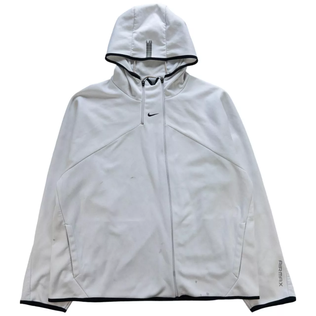 Nike Light Jackets Vintage Nike Double Zip Jacket Size XXL White