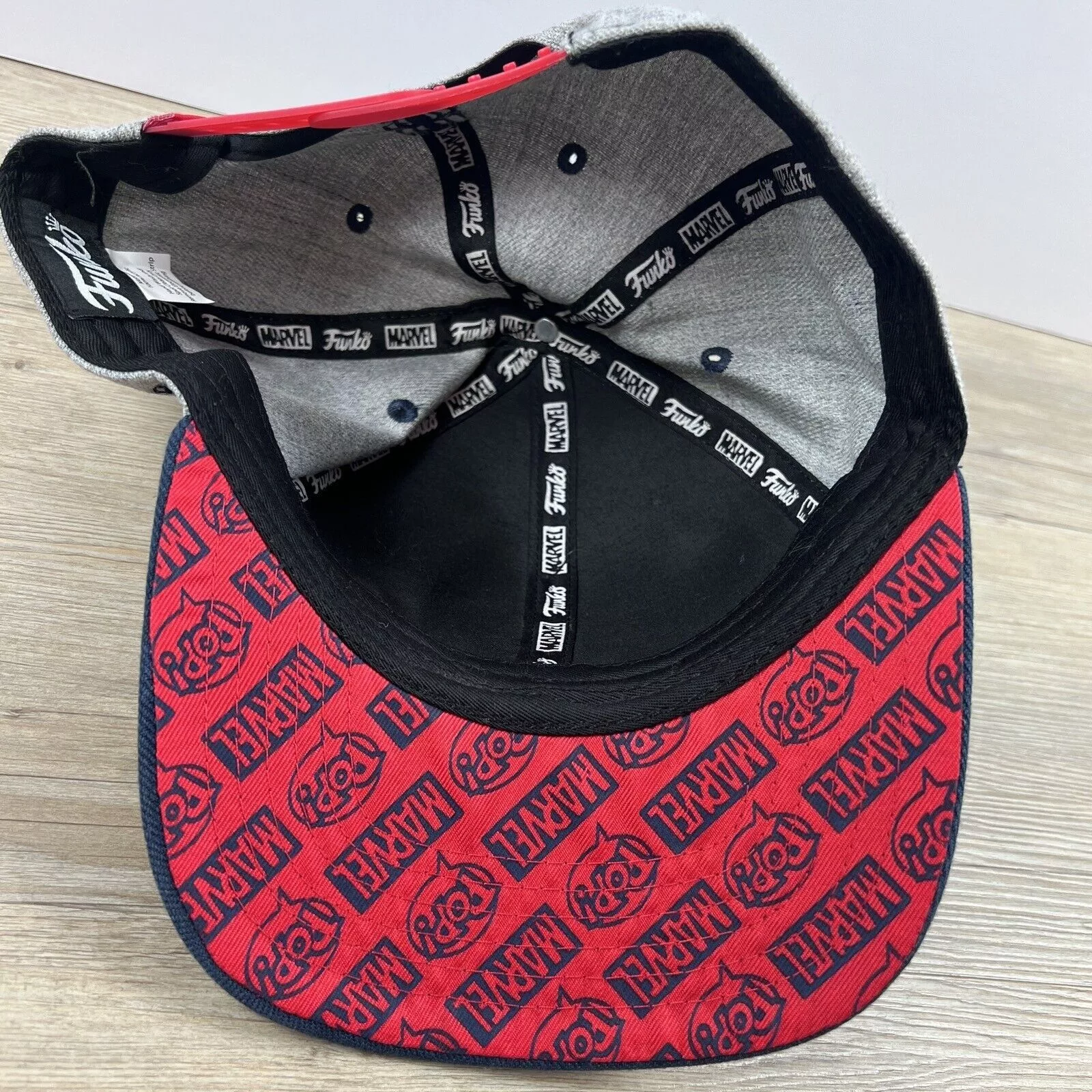 Other Hats Other Spiderman Hat Amazing Spiderman Snapback Hat Gray Adjustable