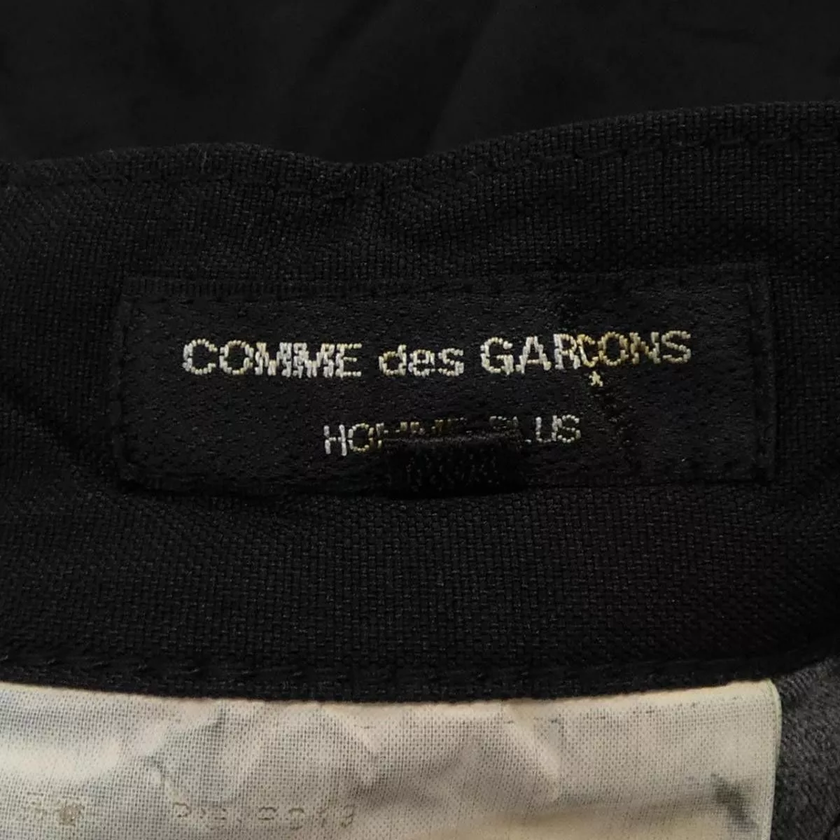 Comme des Garcons Homme Shorts Plain Saruel Half Pants Black
