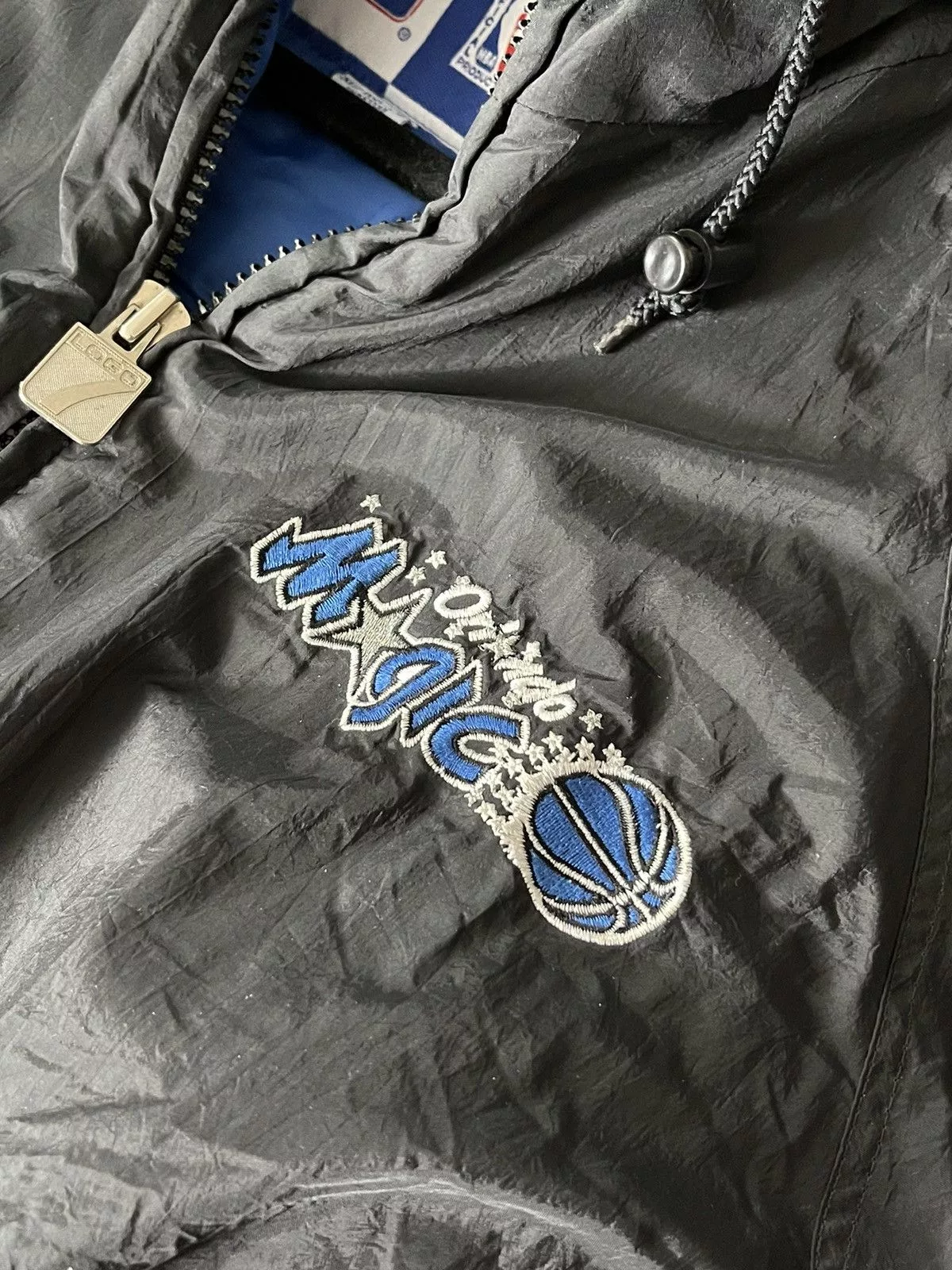 Logo 7 Heavy Coats Logo 7 × NBA × Vintage Orlando Magic Logo 7 Jacket Black