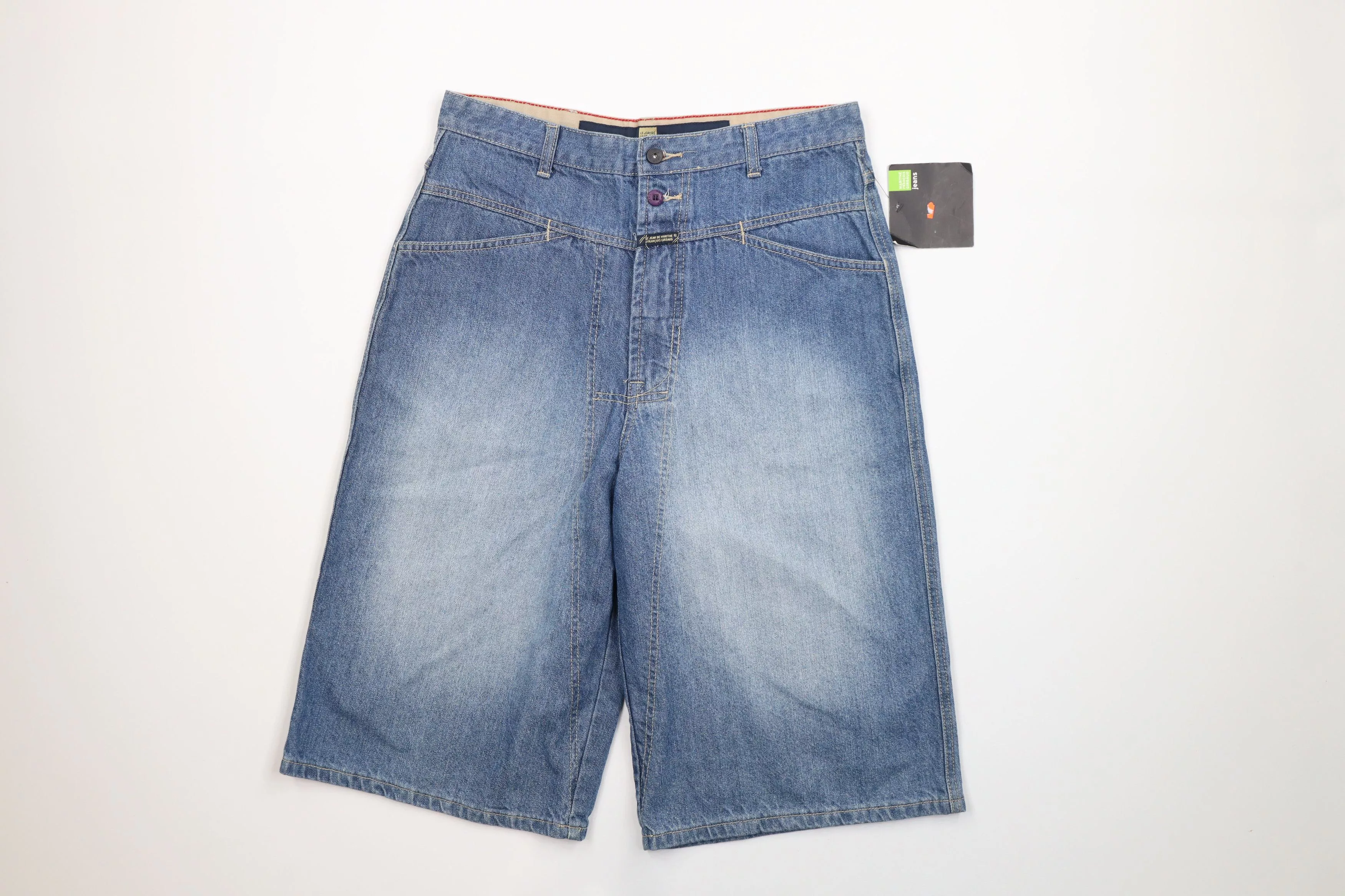 Marithe + Francois Girbaud Shorts Marithe + Francois Girbaud × Vintage Deadstock Vintage Marithe Francois Girbaud Denim Jean Shorts Blue