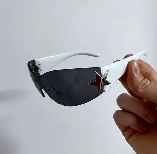 Electric Visual Glasses Electric Visual × Vintage Sunglasses y2k vintage retro streetwear punk White