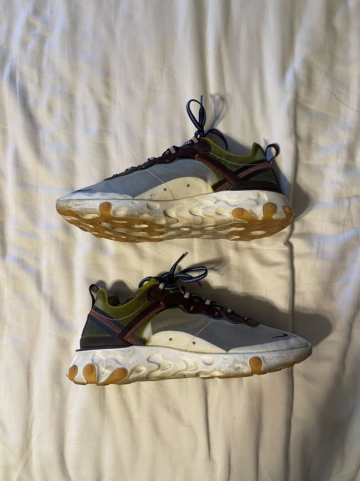 Nike Low Top Sneakers Nike React Element 87 ‘Moss Green’