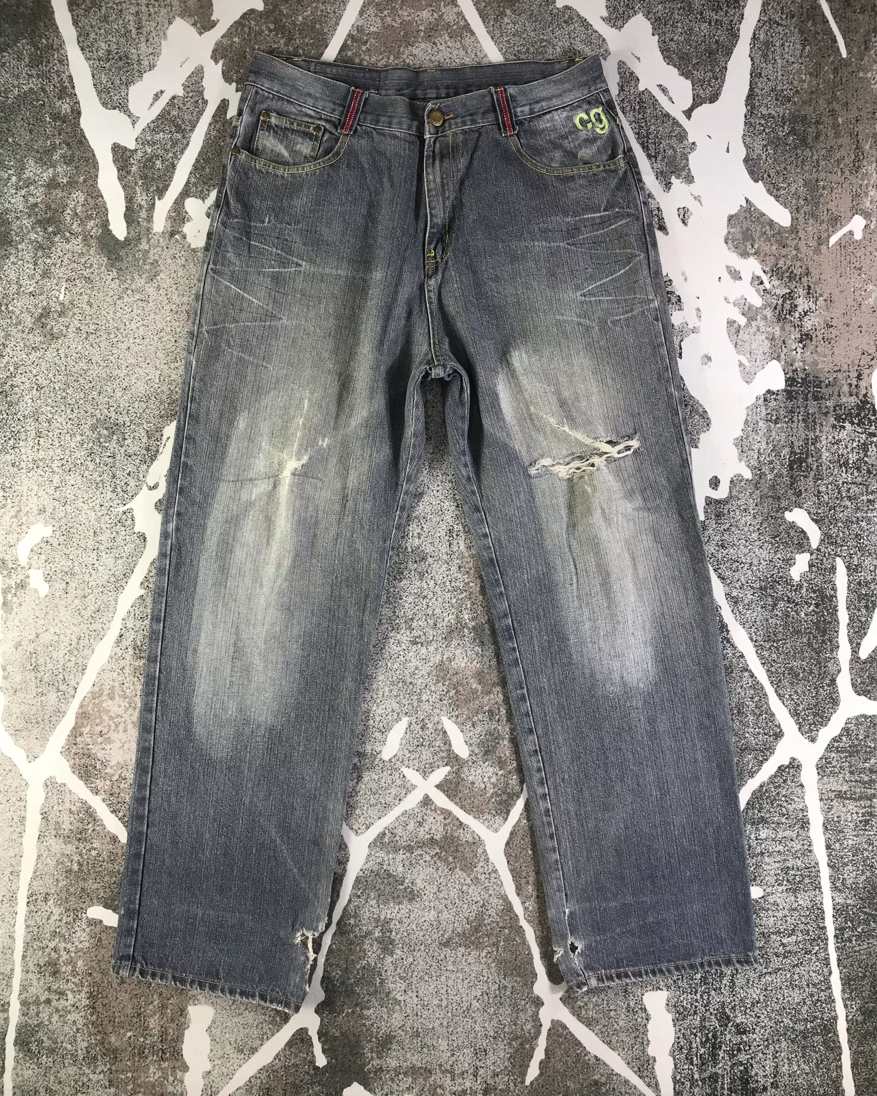 Coogi Denim Coogi × Vintage Distress Coogi Jeans Baggy Denim KJ2535 Multi