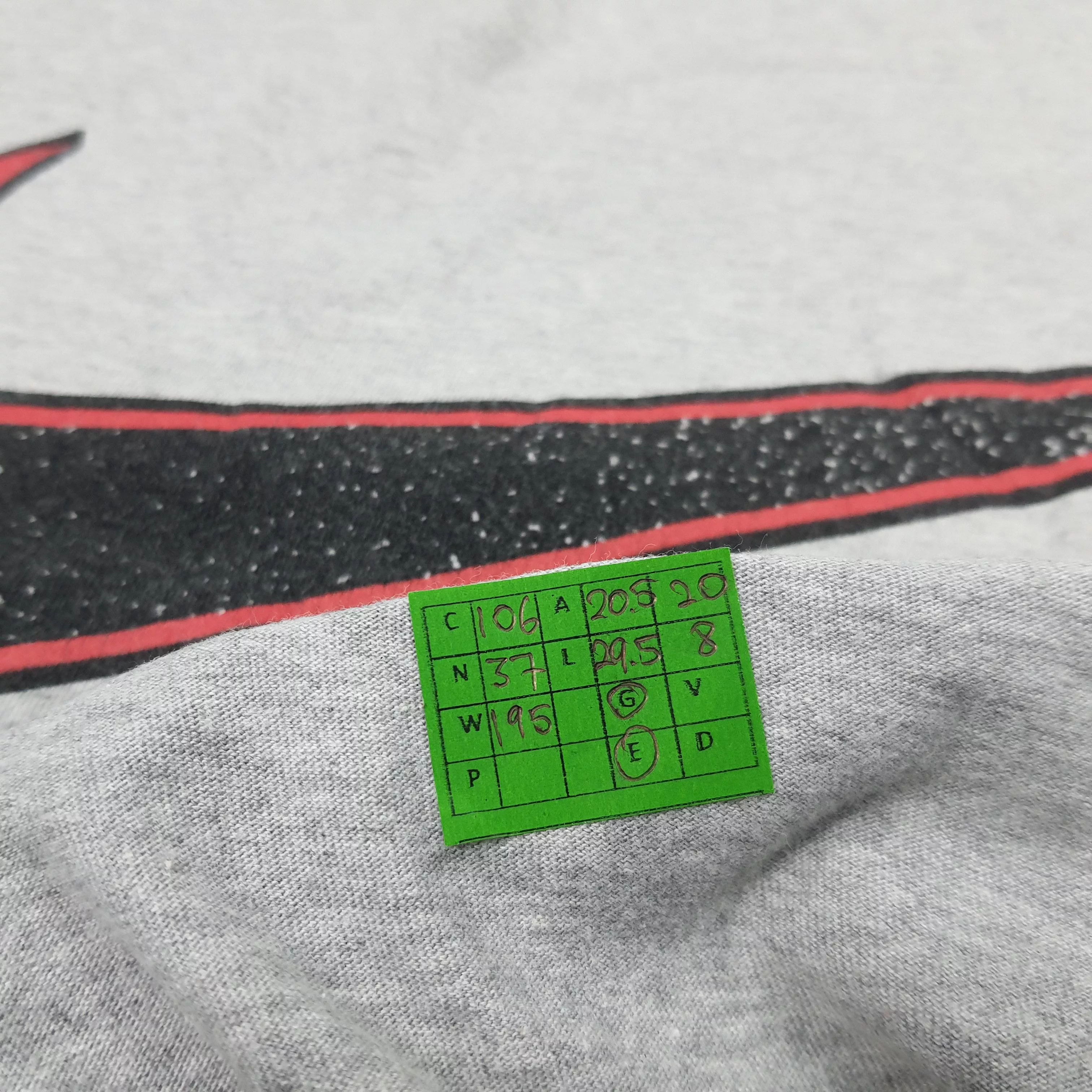 Nike Short Sleeve T Shirts Nike × Vintage Vintage Nike Big Swoosh Casual Tees Gray