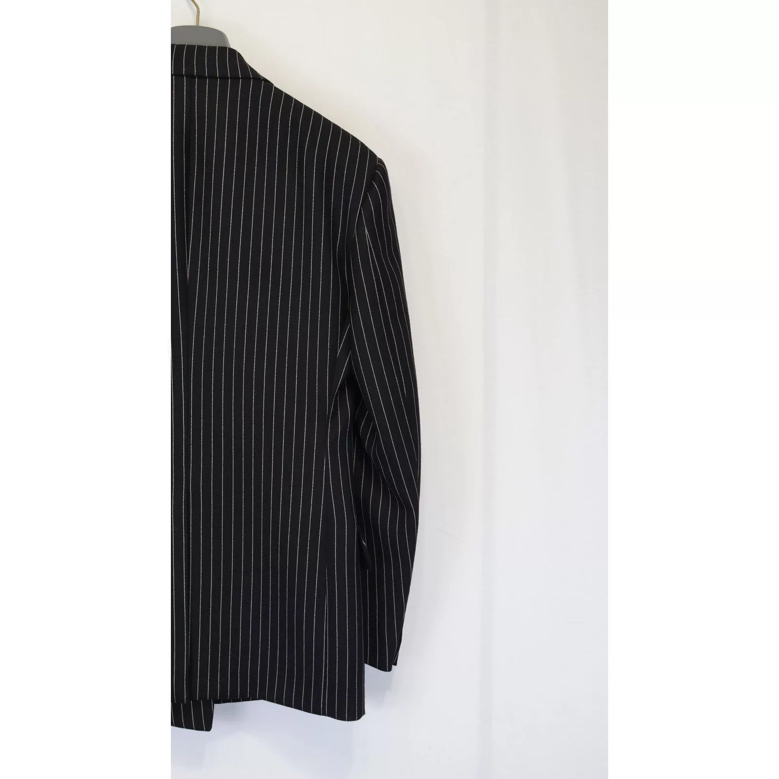 Tom Ford Light Jackets Tom Ford o1rshd1 Cooper Stripe Blazer Jacket in Black/White