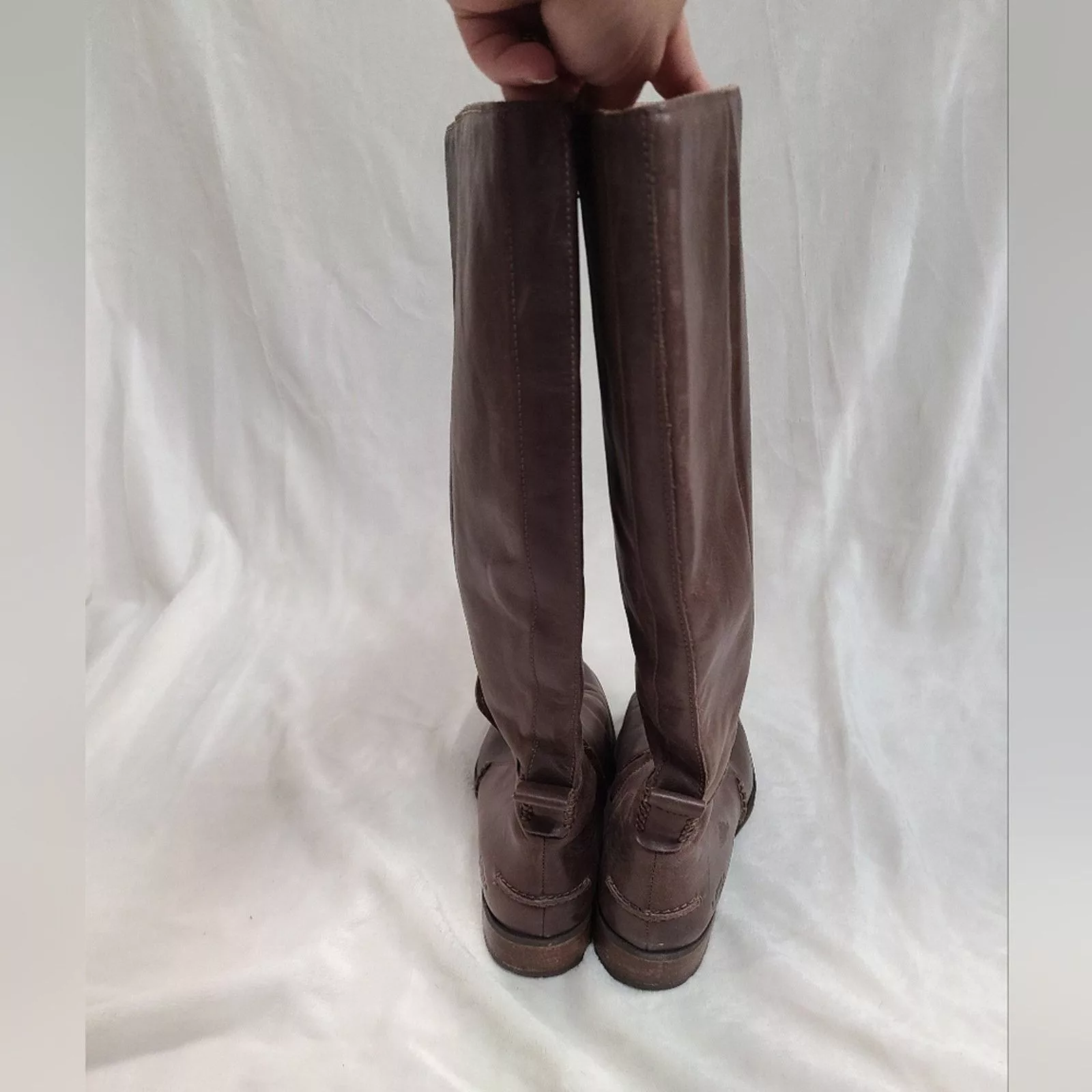 Ugg Boots Ugg Women's Leigh Brown Leather Riding Boots Size 9