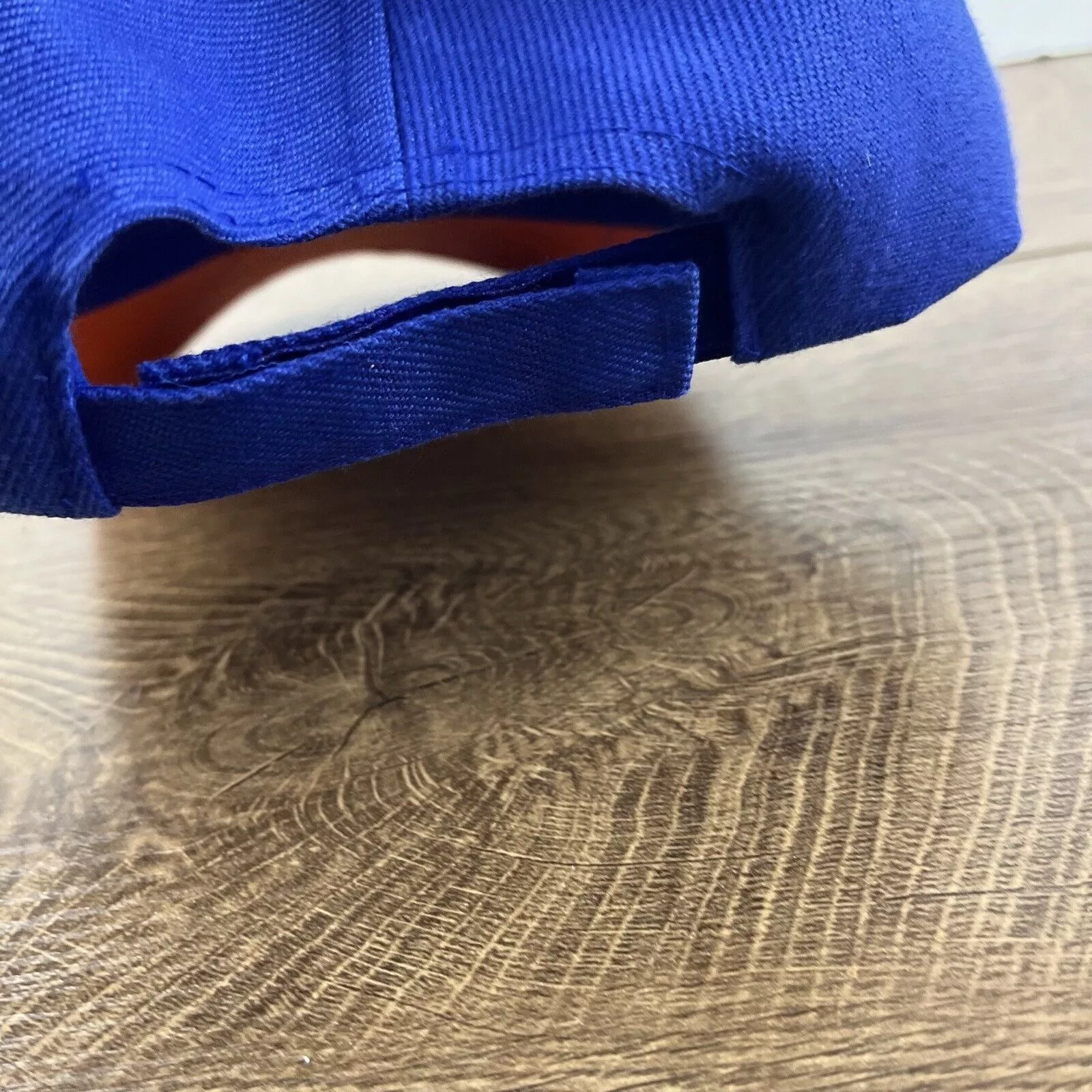 Other Hats Other Blue Orange Baseball Hat Blue Adjustable Hat Blue Adult Size