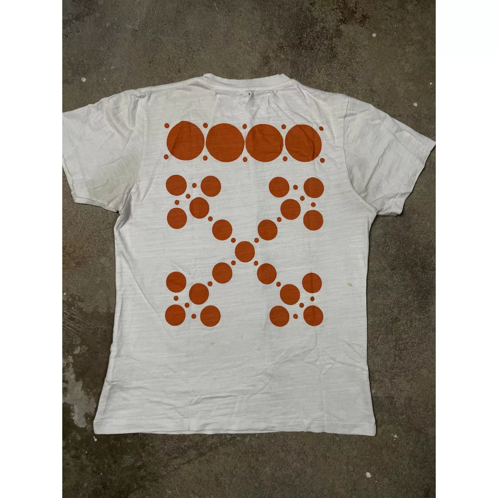 Off-White Short Sleeve T Shirts Off-White Off White Mirror Tee White Small