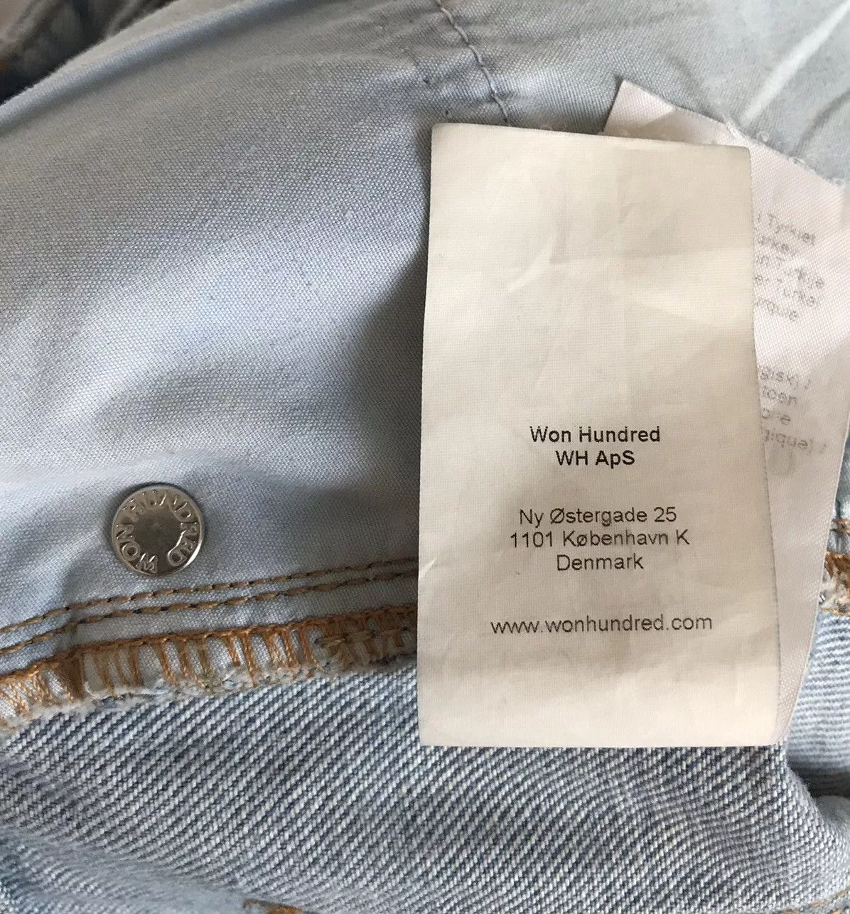 Won Hundred Pants Won Hundred Pearl Jeans Distressed Blue Streetwear