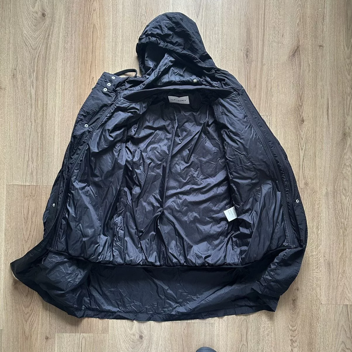 Our Legacy Parkas Our Legacy Black Wave coat